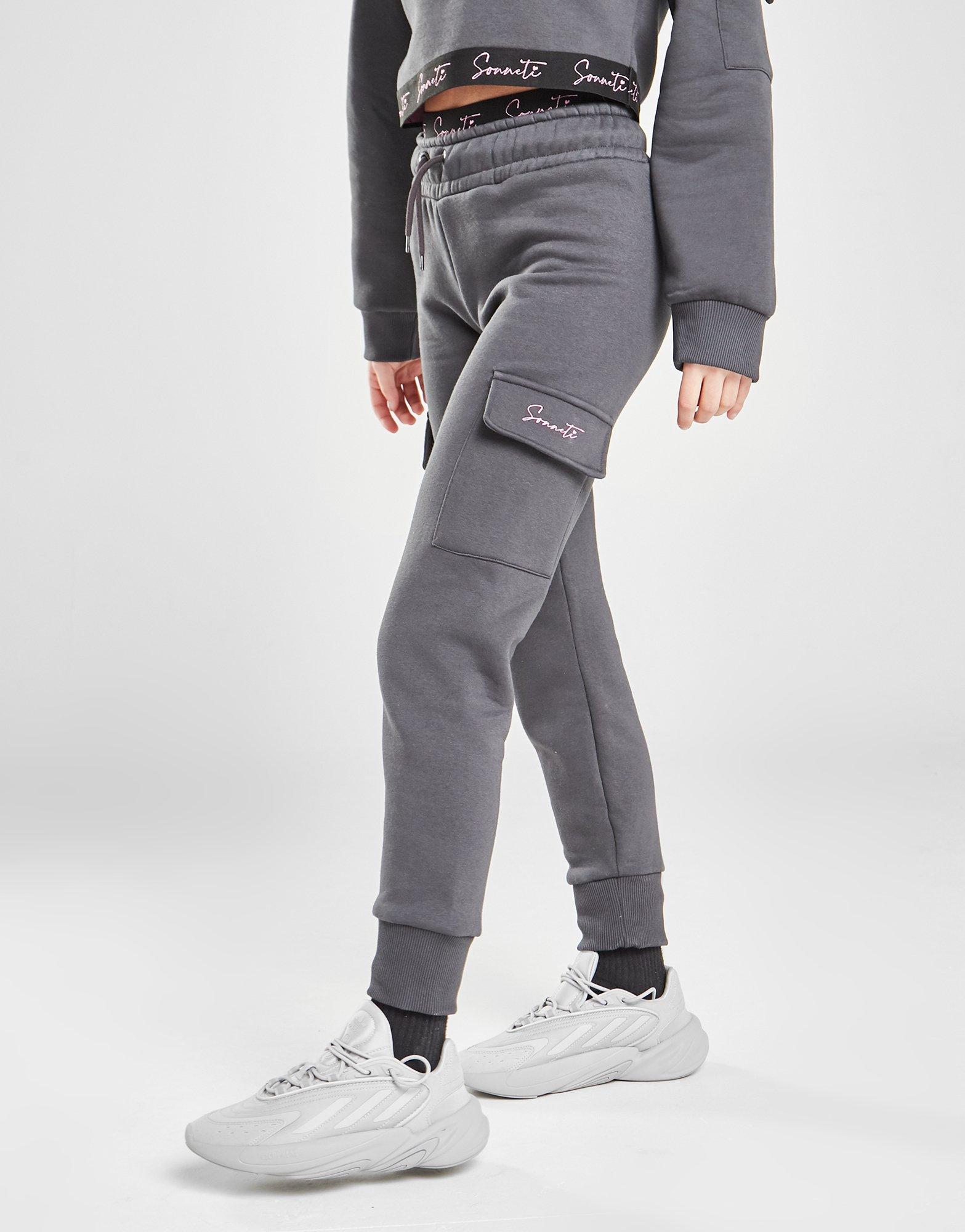 Sonneti Girls' Cargo Tape Joggers Junior