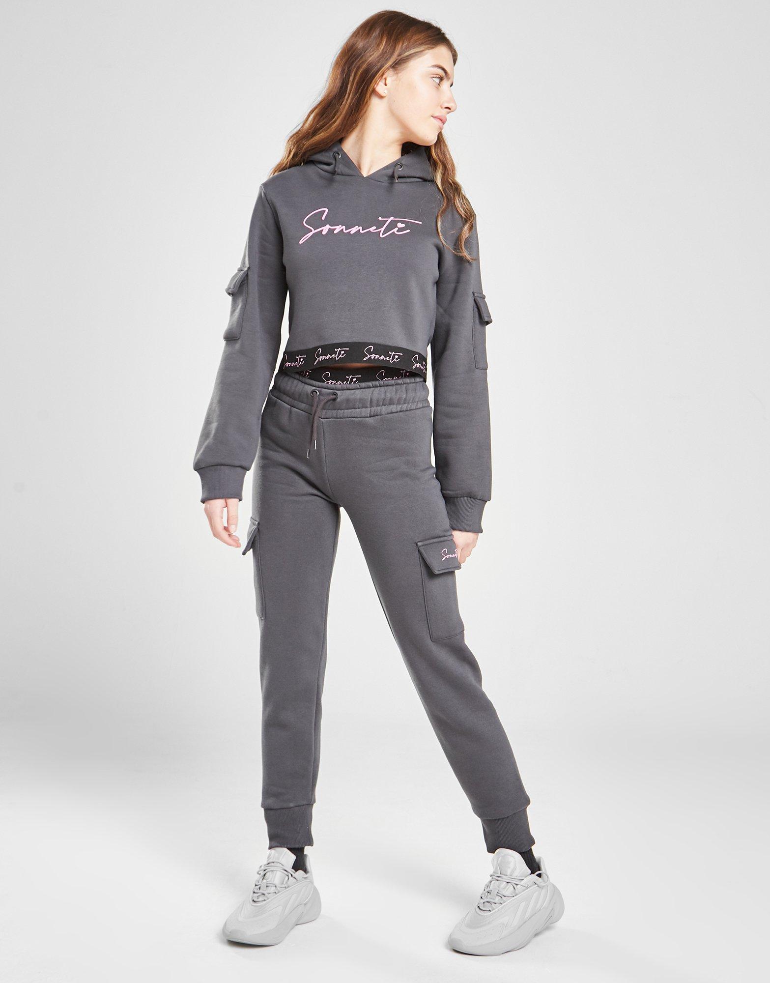 Sonneti Girls' Cargo Tape Joggers Junior