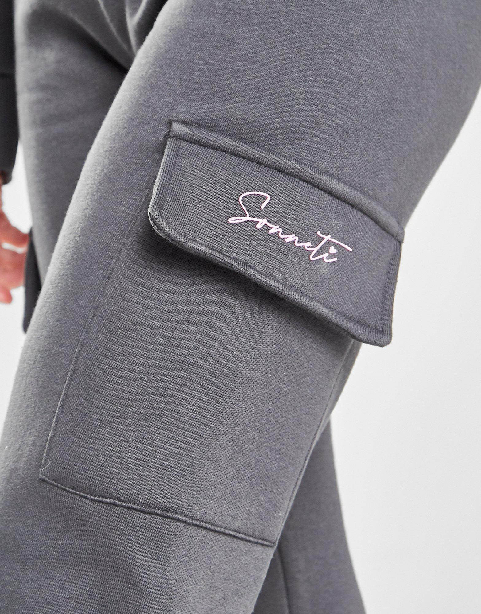 Sonneti Girls' Cargo Tape Joggers Junior
