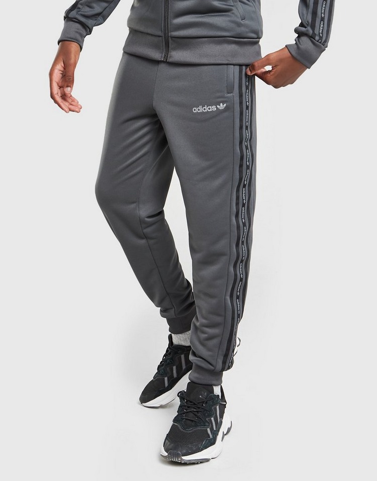 Grey adidas Originals Tape Poly Track Pants Junior | JD Sports UK