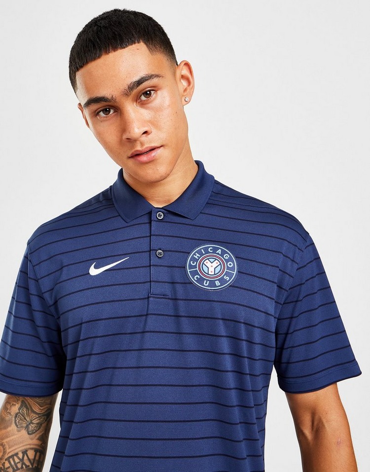 Nike MLB Chicago Cubs City Connect Stripe Polo Shirt