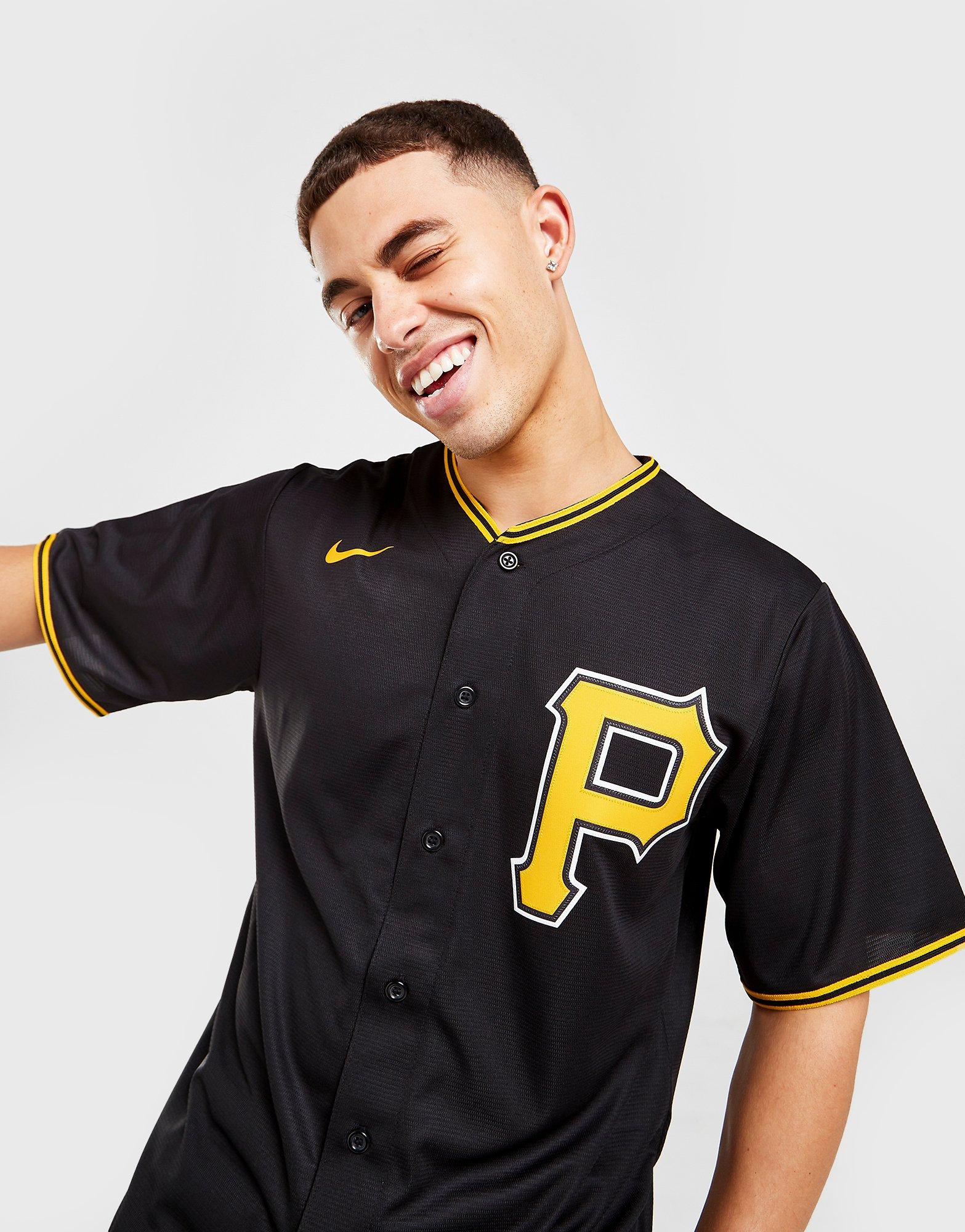 PITTSBURGH PIRATES Youth Black JERSEY XL 18-20 MLB Genuine Mechandise  Polyester 