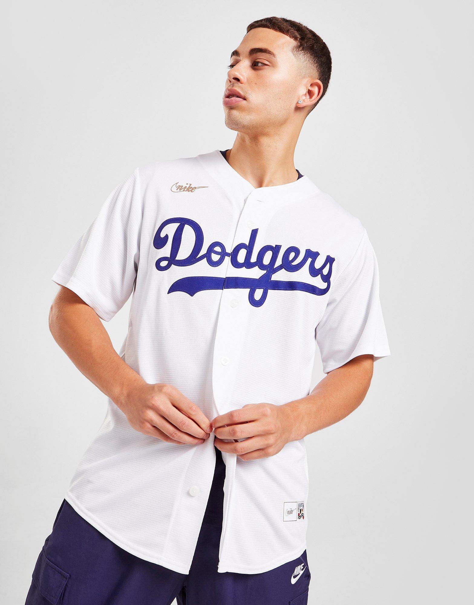 VTG Los Angeles Dodgers MLB Majestic Black Cool Base Jersey Men's XXL