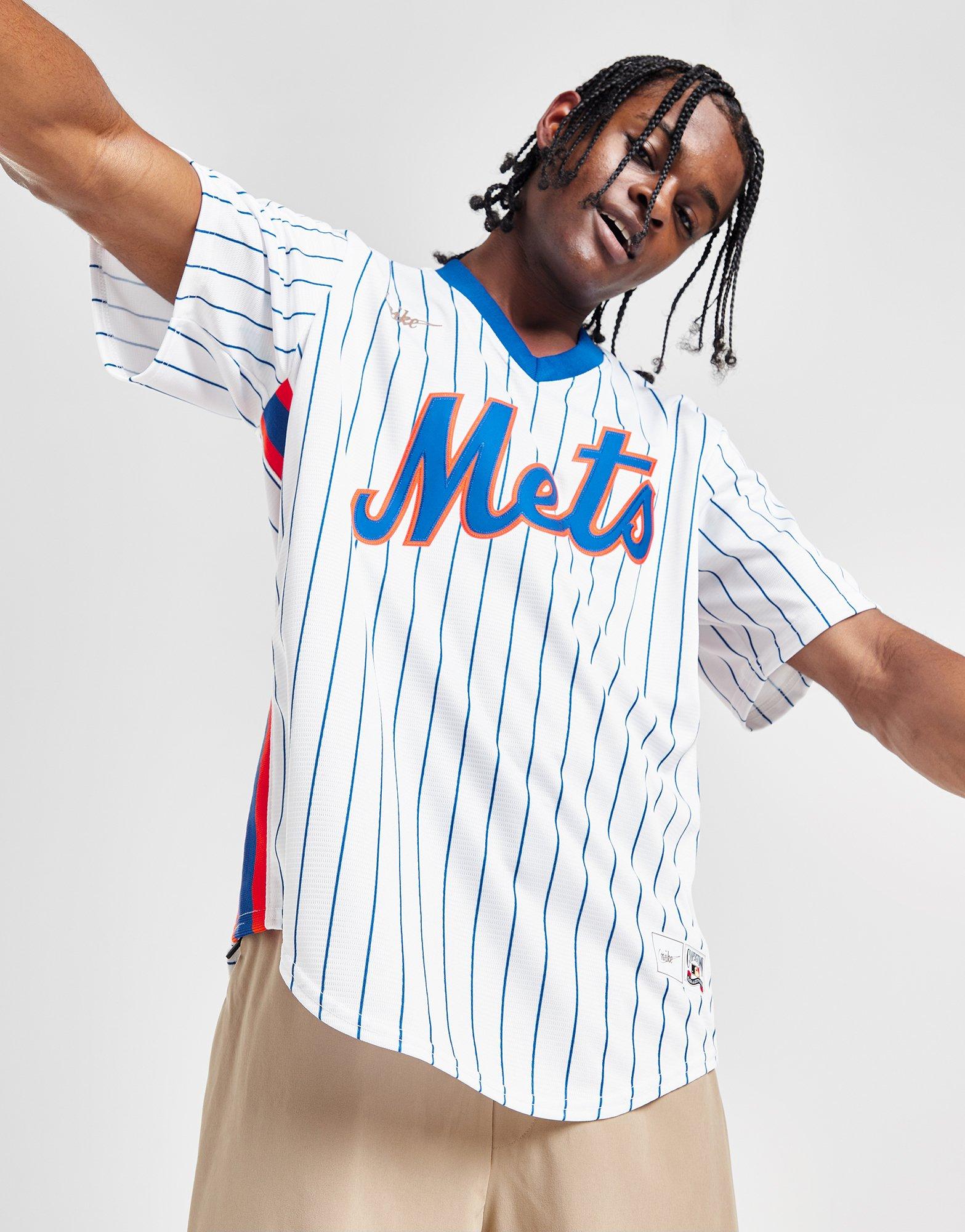 Nike MLB New York Mets Official Cooperstown Jersey White