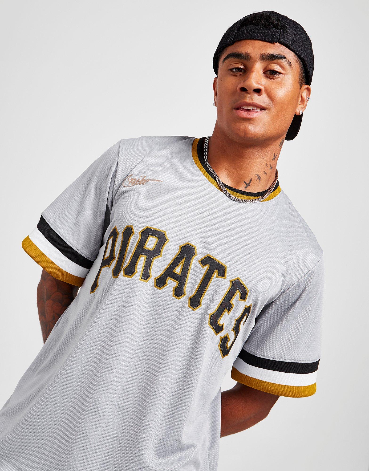 Majestic MLB Pittsburgh Pirates Baseball Replica Jersey In White