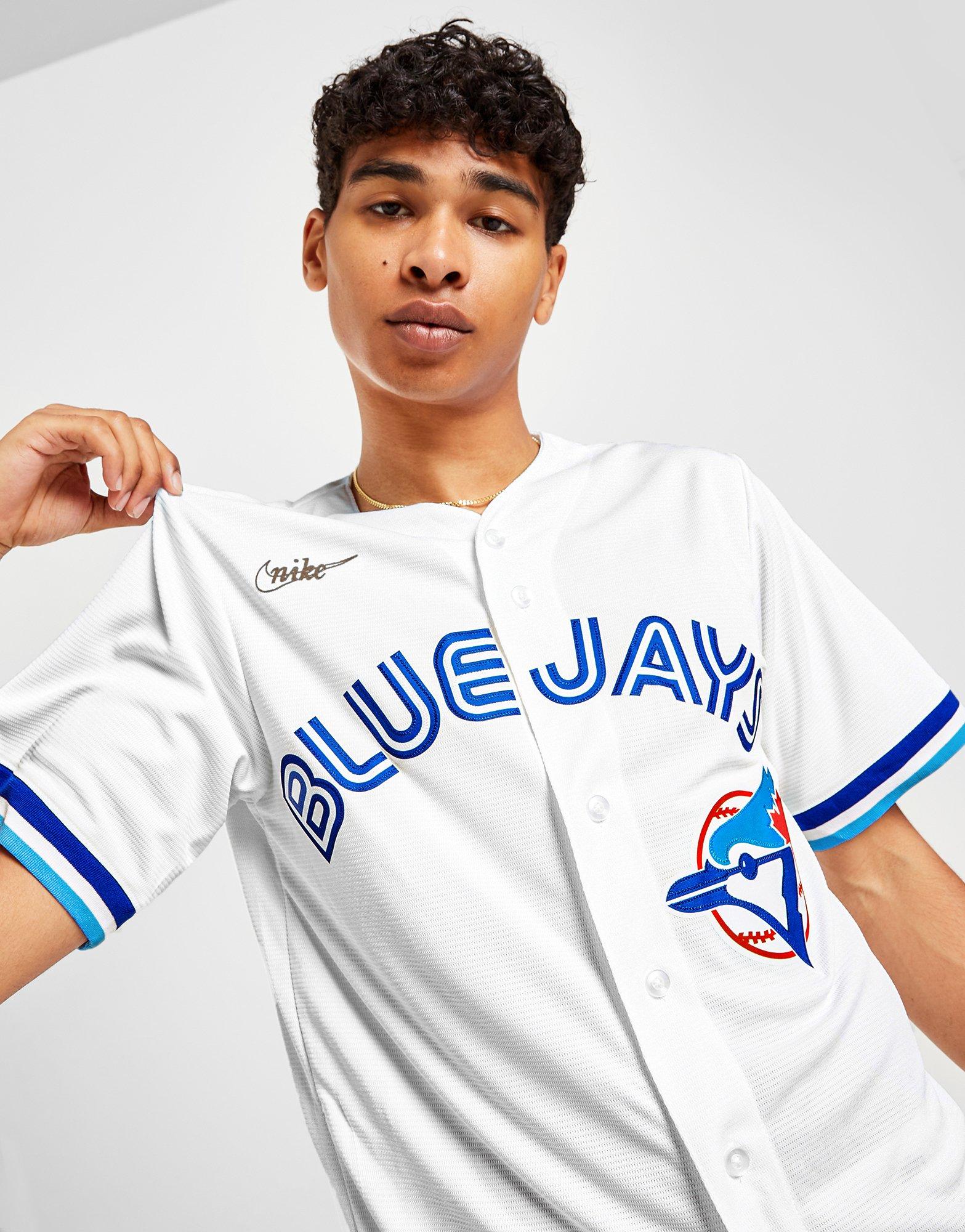 White Nike MLB Toronto Blue Jays Cooperstown Jersey - JD Sports