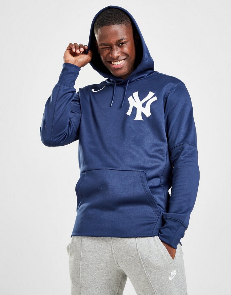 Nike sudadera con capucha MLB New York Yankees Wordmark Therma