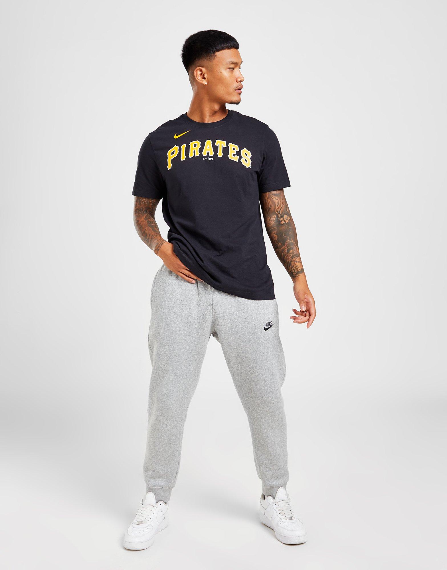 Black Nike MLB Pittsburgh Pirates Wordmark T-Shirt