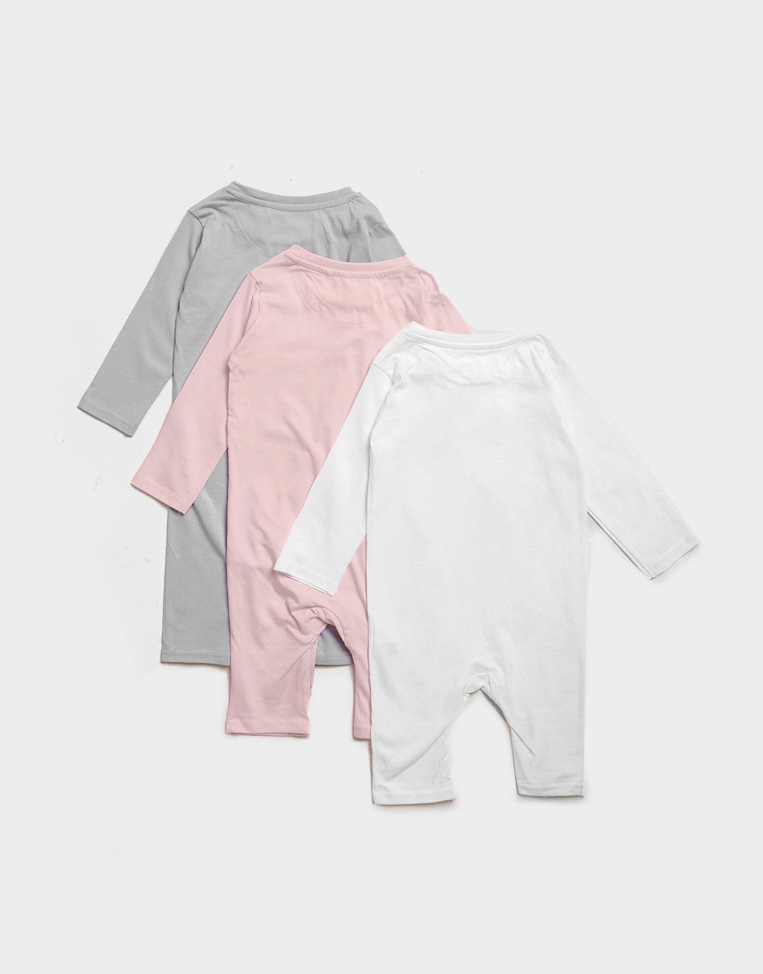 McKenzie Girls' 3-Pack Essential Babygrows Infant