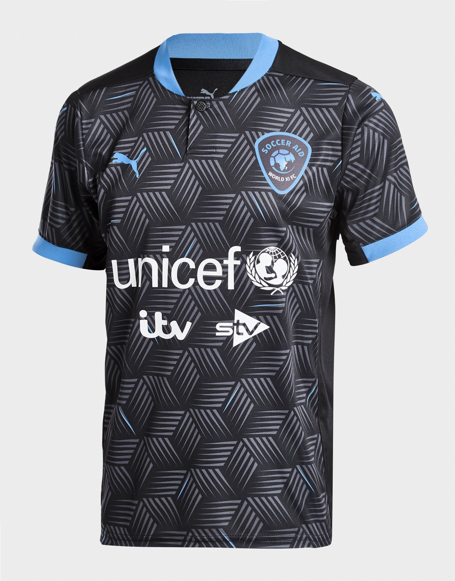 Black Puma Soccer Aid World XI FC Shirt 202021 Junior JD Sports Ireland