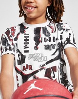 Jordan All Over Print Logo T-Shirt Junior
