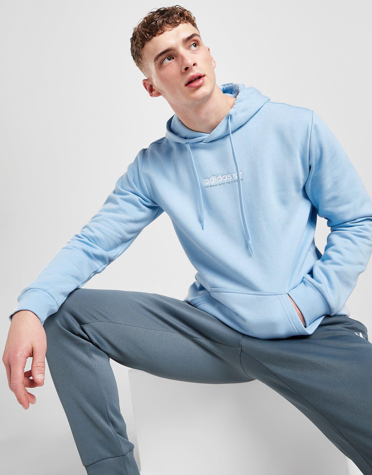 adidas hoodie herren hellblau