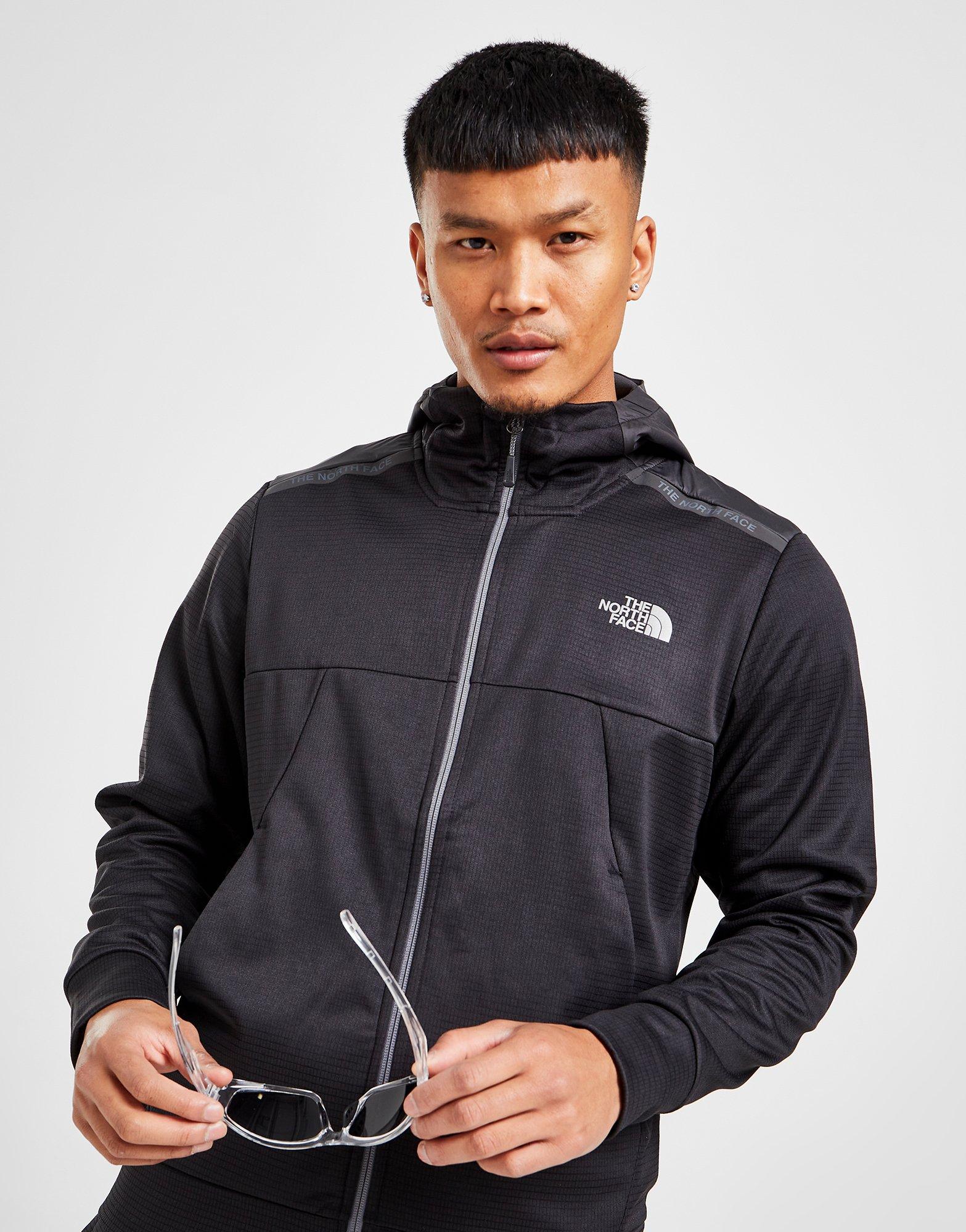 The north face train n logo on sale full zip hoodie