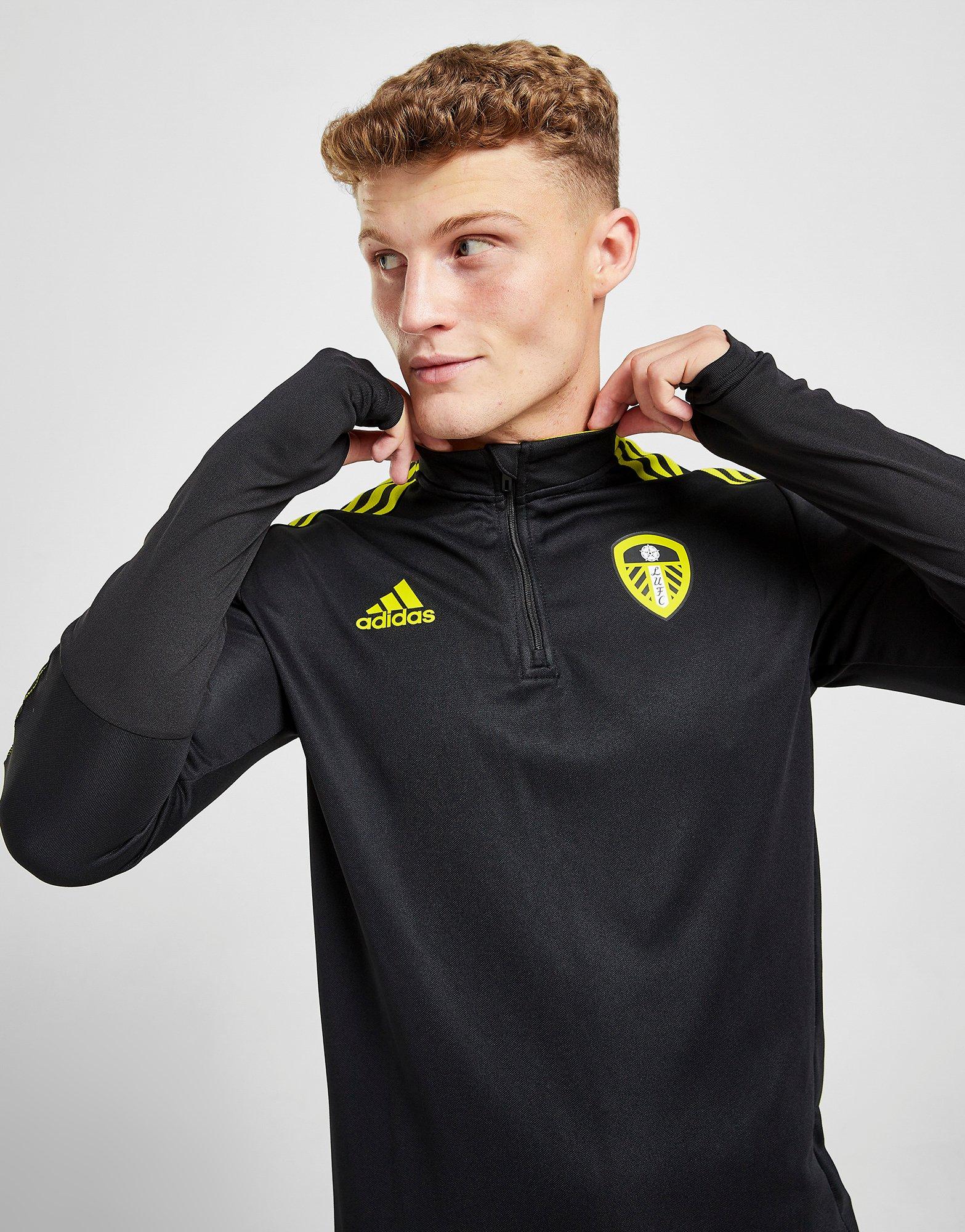 LEEDS UNITED FOOTBALL JACKET ORIGINAL ADIDAS MENS SPORT S