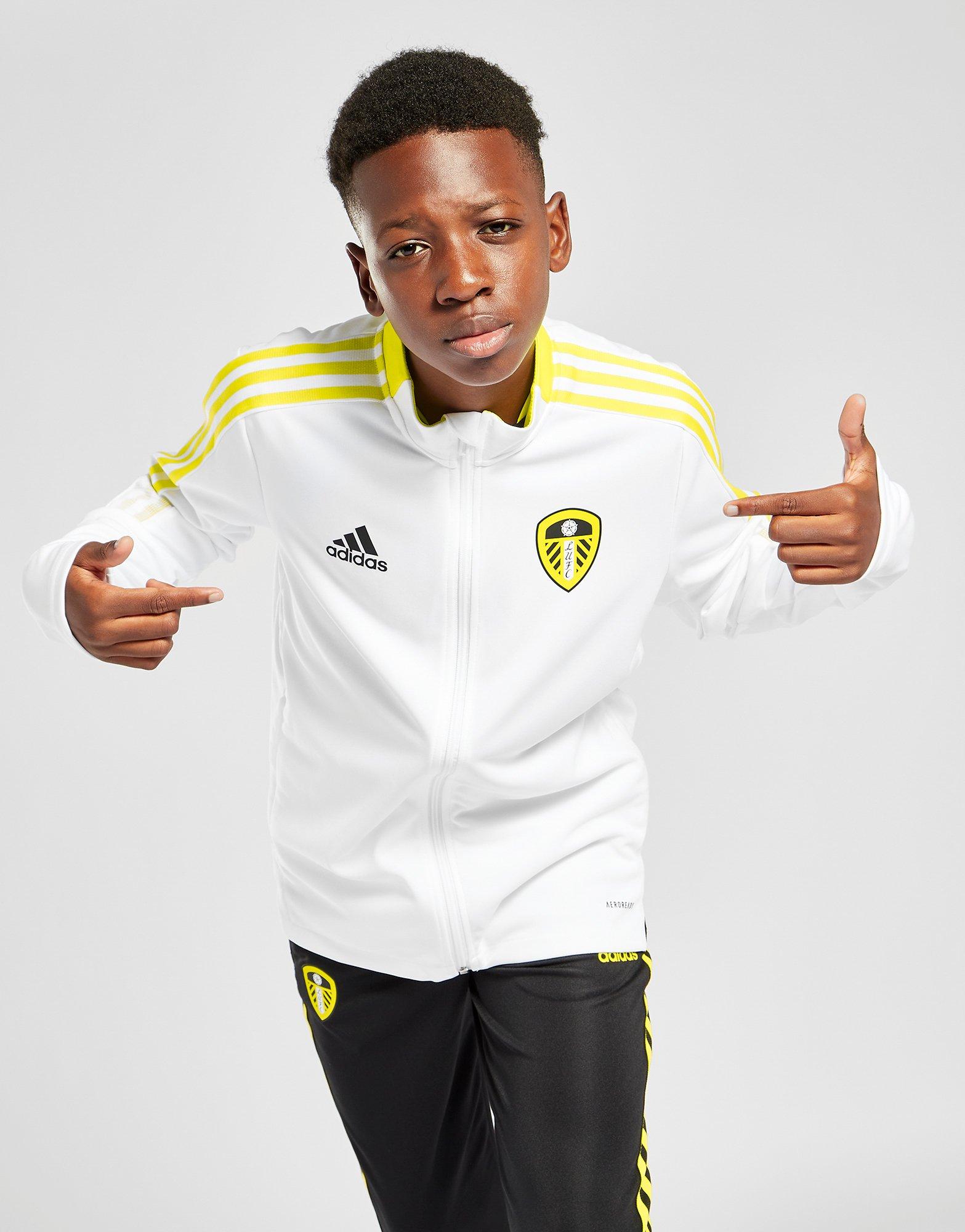 leeds united tracksuit adidas