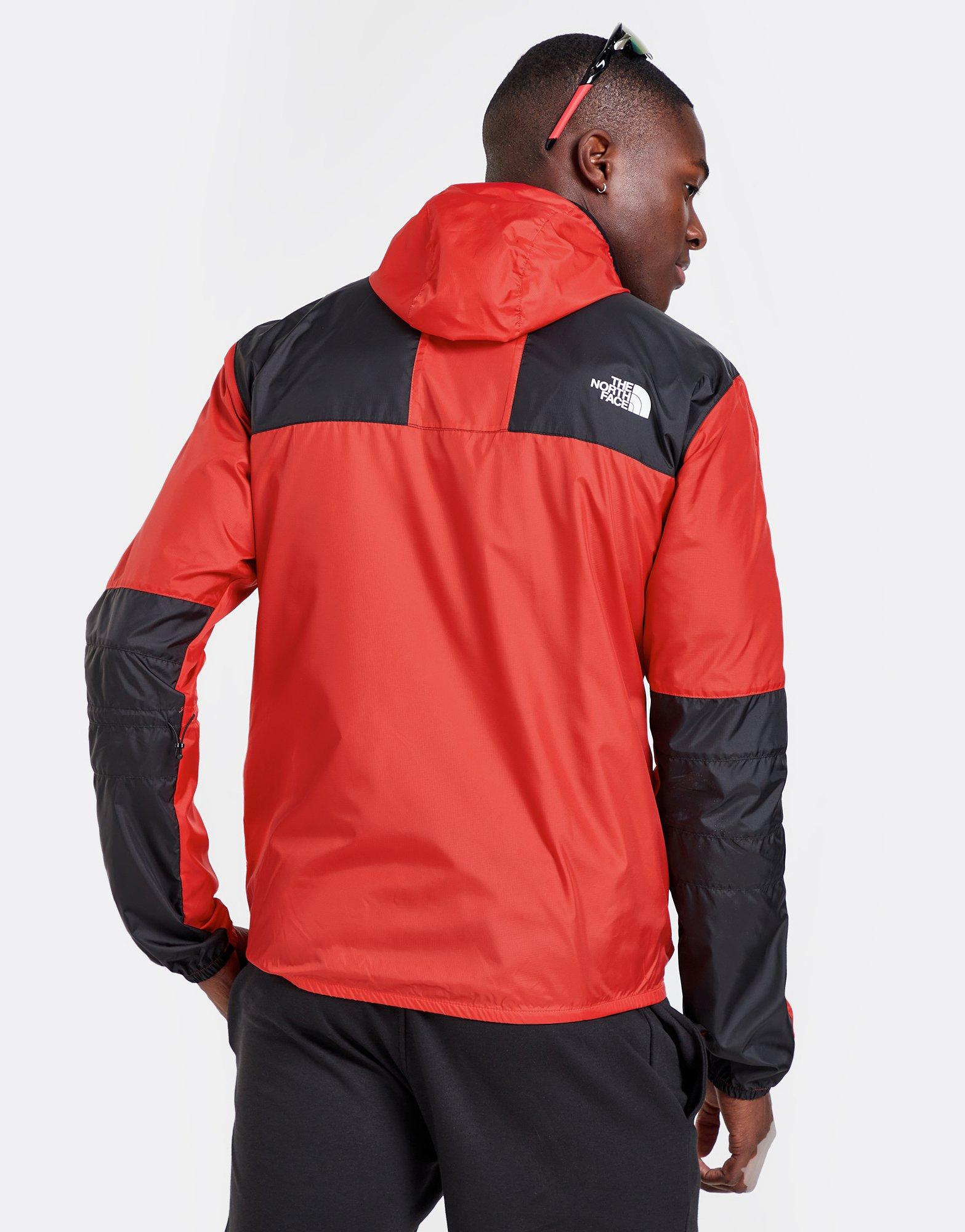 the north face 1985 mountain fly jacket red