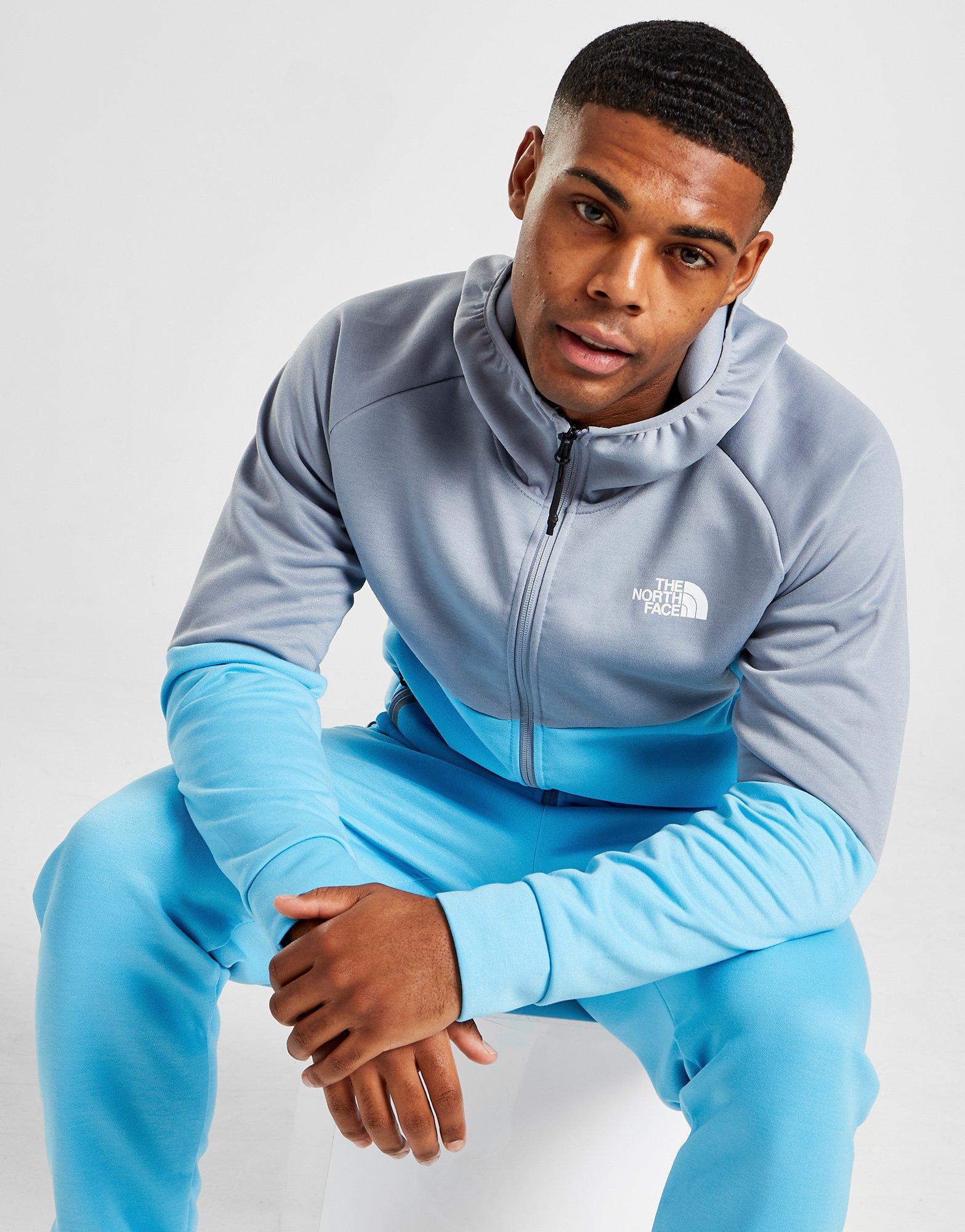 Blue The North Face Tek Full Zip Hoodie Jd Sports Uk