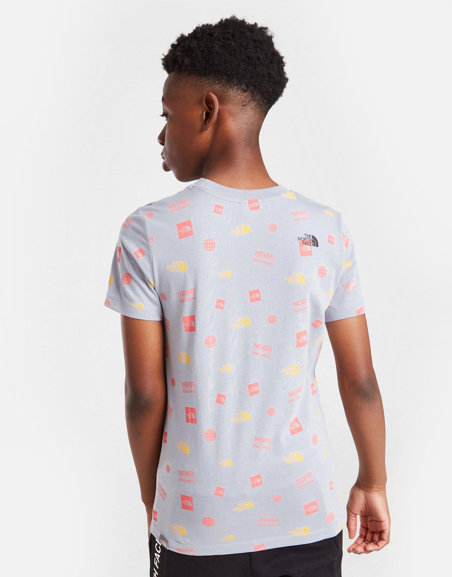 The North Face All Over Print T-Shirt Junior