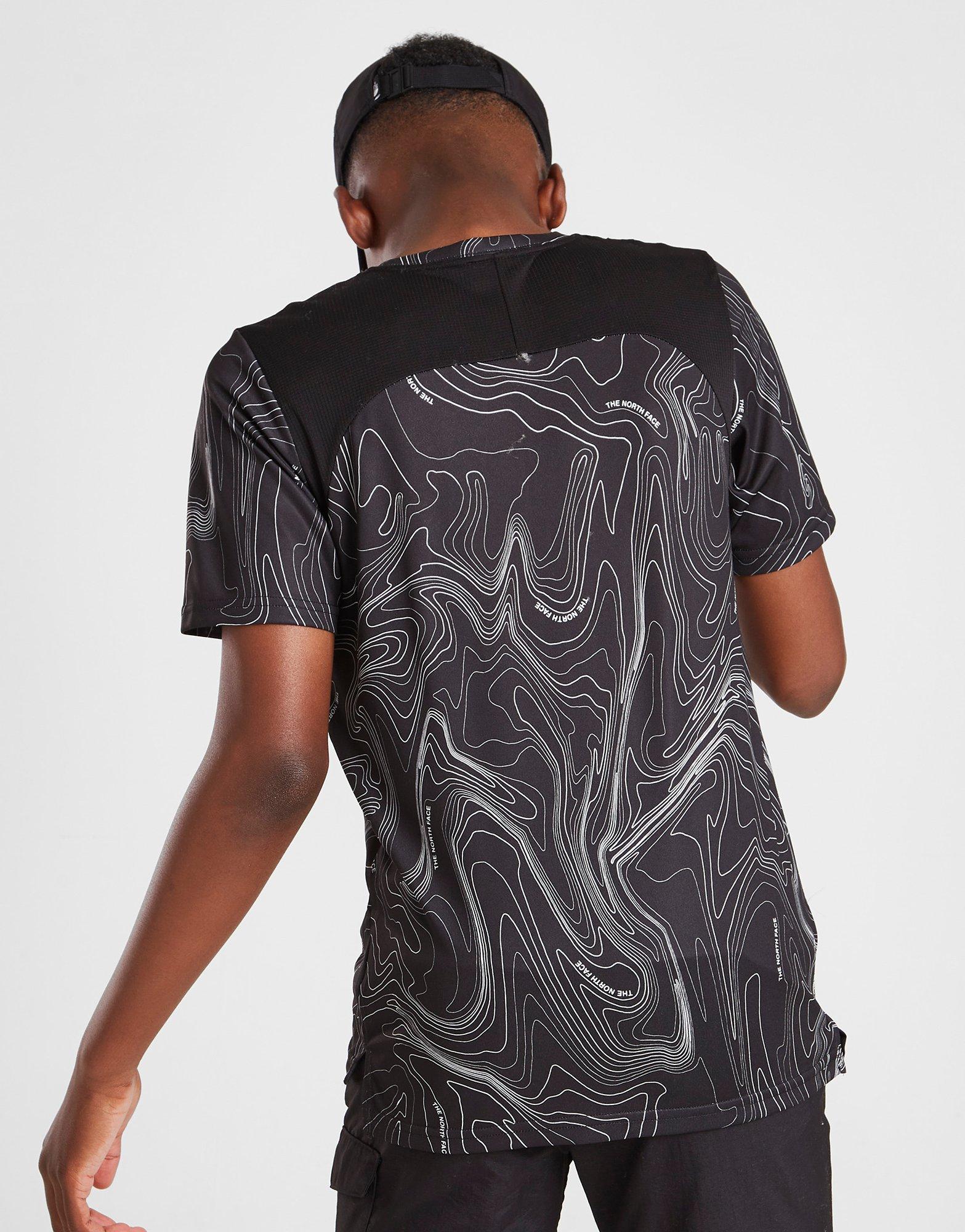 The North Face All Over Print Poly T-Shirt Junior
