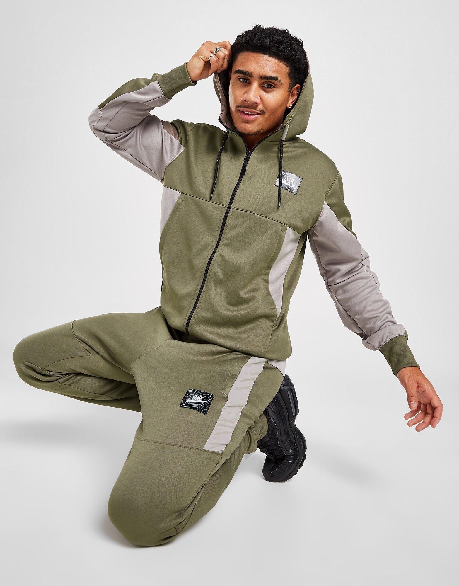 Nike air max store tracksuit green