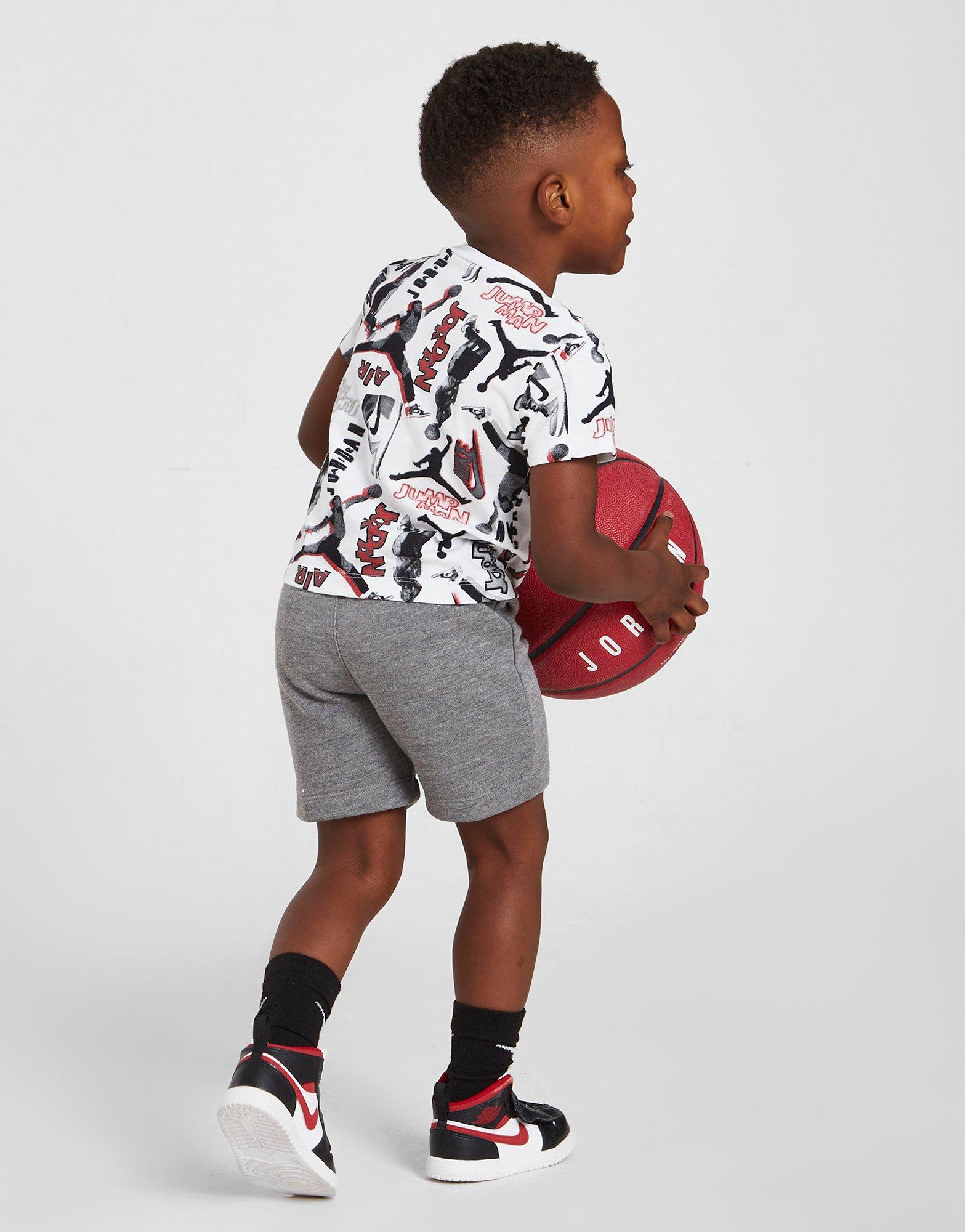Jordan All Over Print T-Shirt & Shorts Set Infant