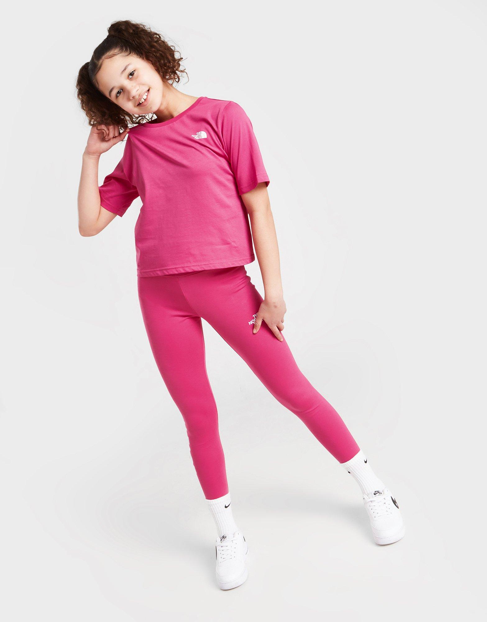 The North Face Girls' Short Sleeve Crop T-Shirt Junior