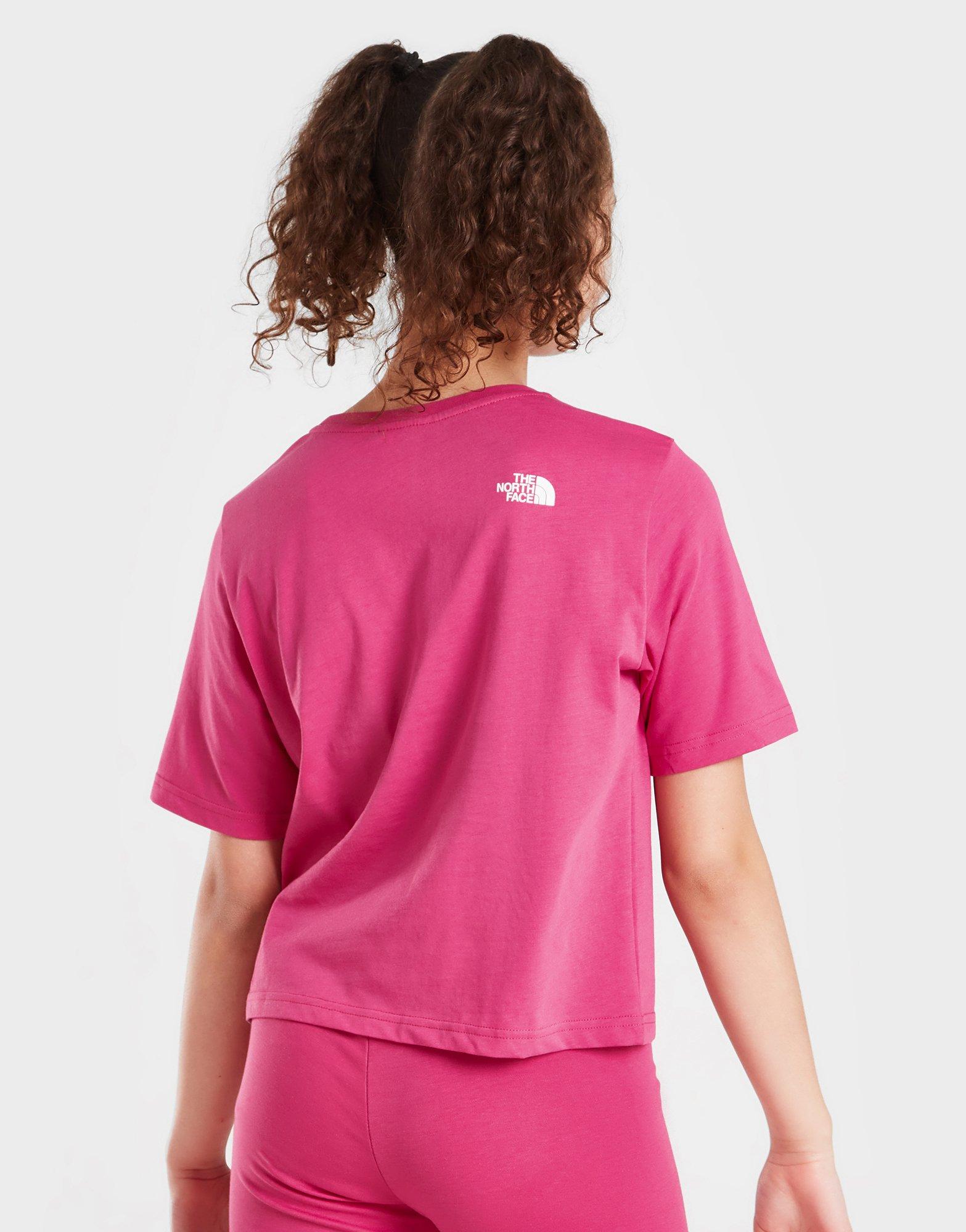 The North Face Girls' Short Sleeve Crop T-Shirt Junior