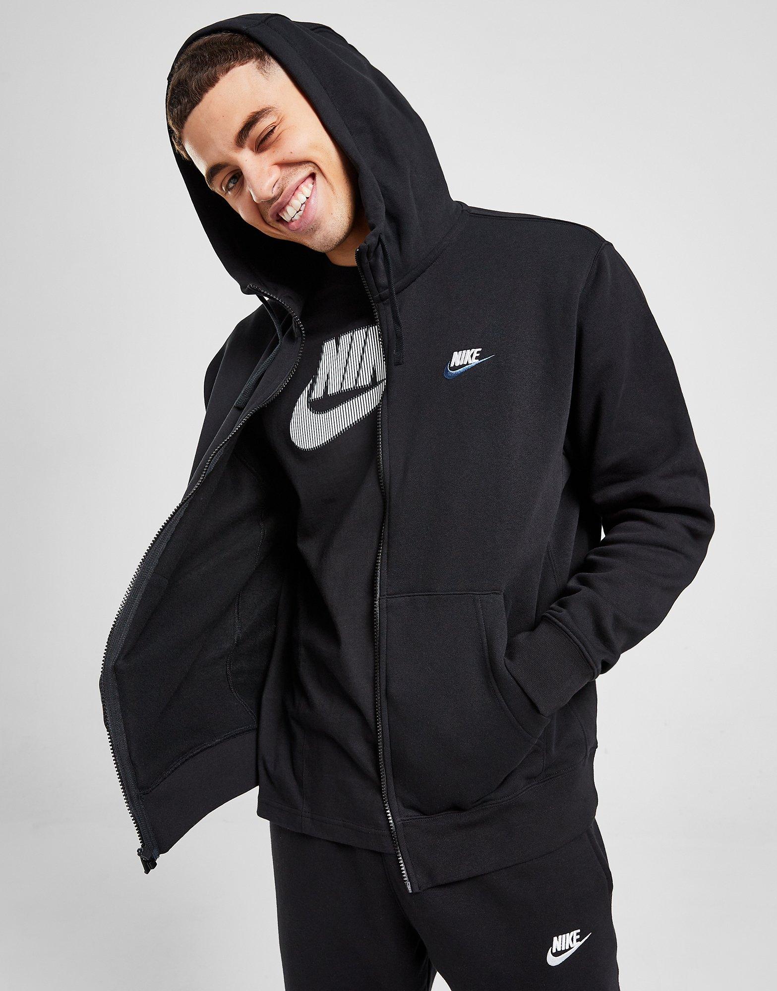 Nike Sudadera capucha Full en Negro | JD Sports España