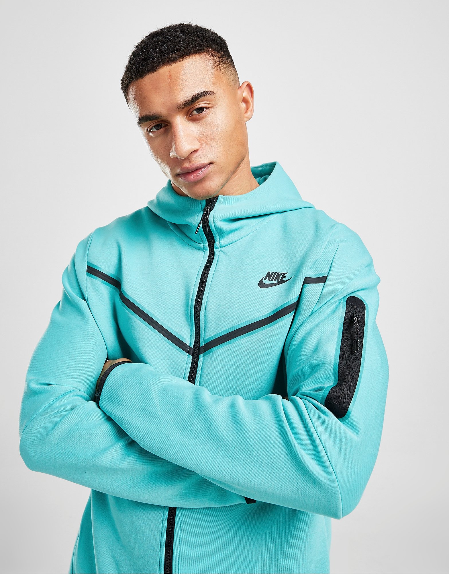 jd nike tech fleece blue