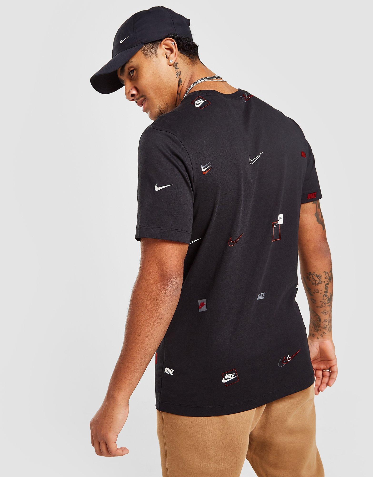 Nike T-Shirt All Over Print Logo