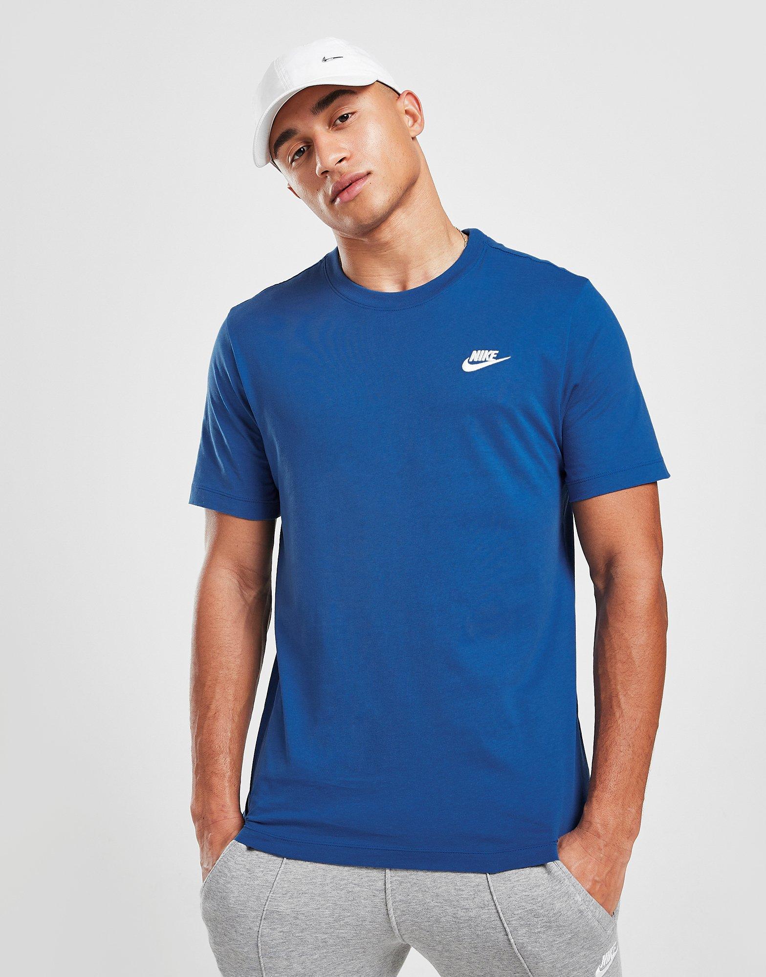 Blue Nike Sportswear Club T-Shirt - JD Sports Global