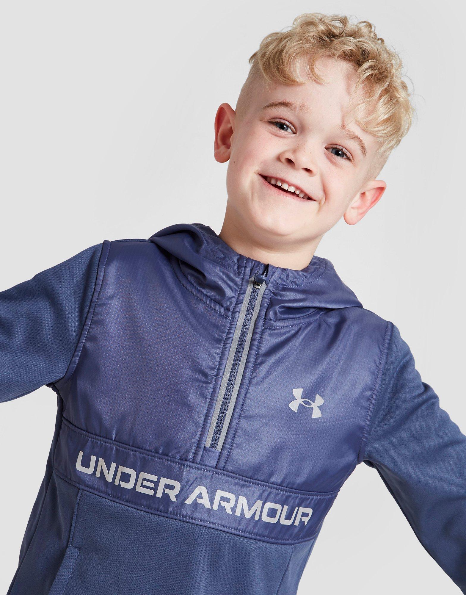 Under Armour UA Armour Fleece 1/4 Zip Hoodie Tracksuit Children