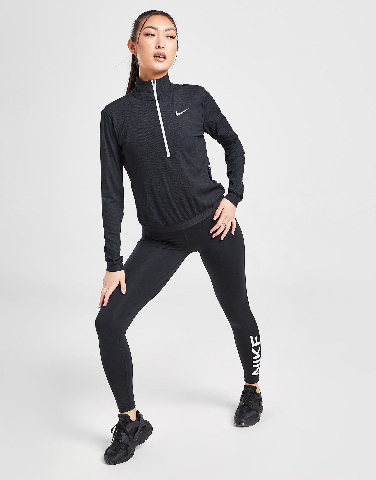 Nike Running Element Ribbed 1/4 Zip Top