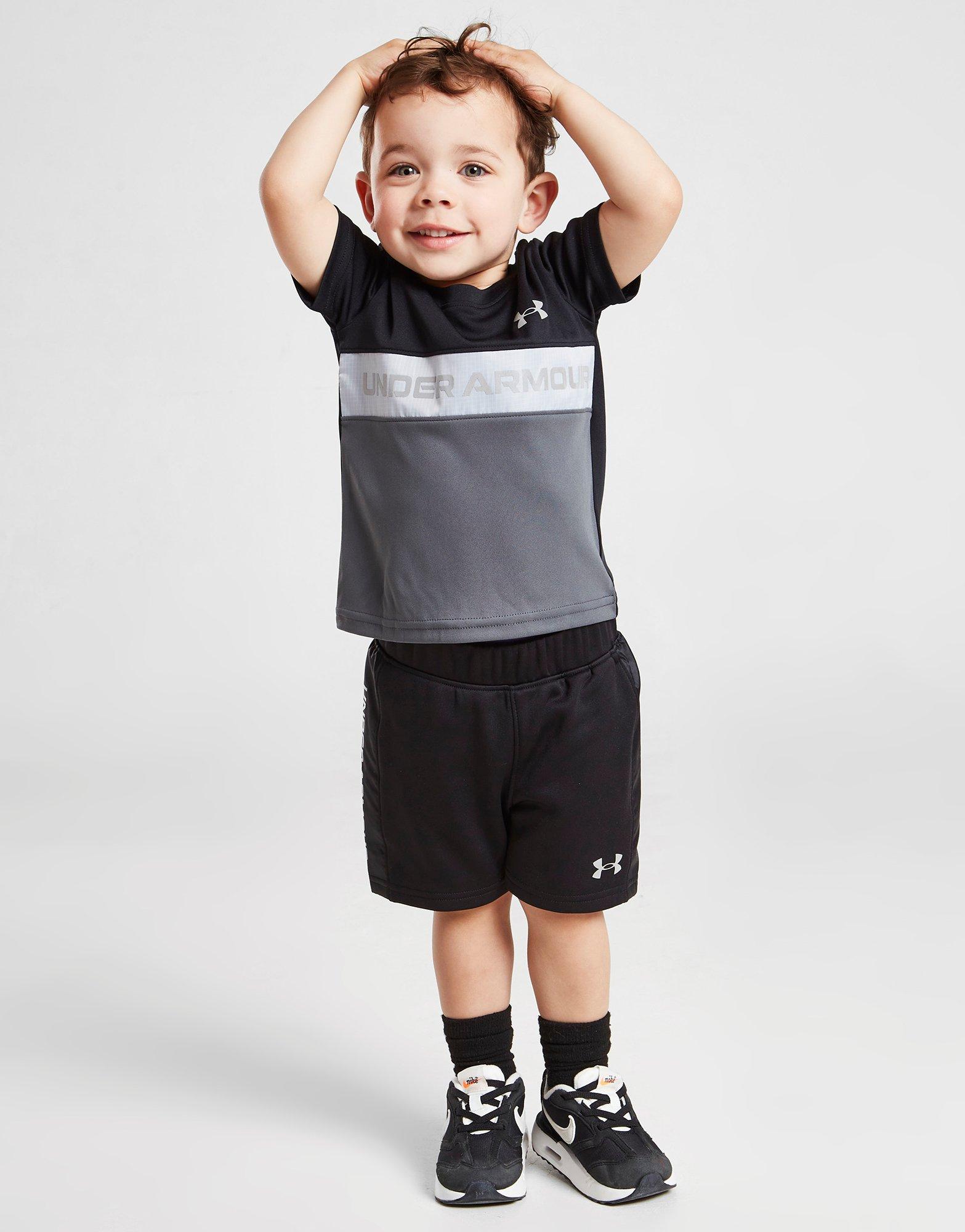 Under Armour UA Armour Fleece Mix T-Shirt/Shorts Set Infant