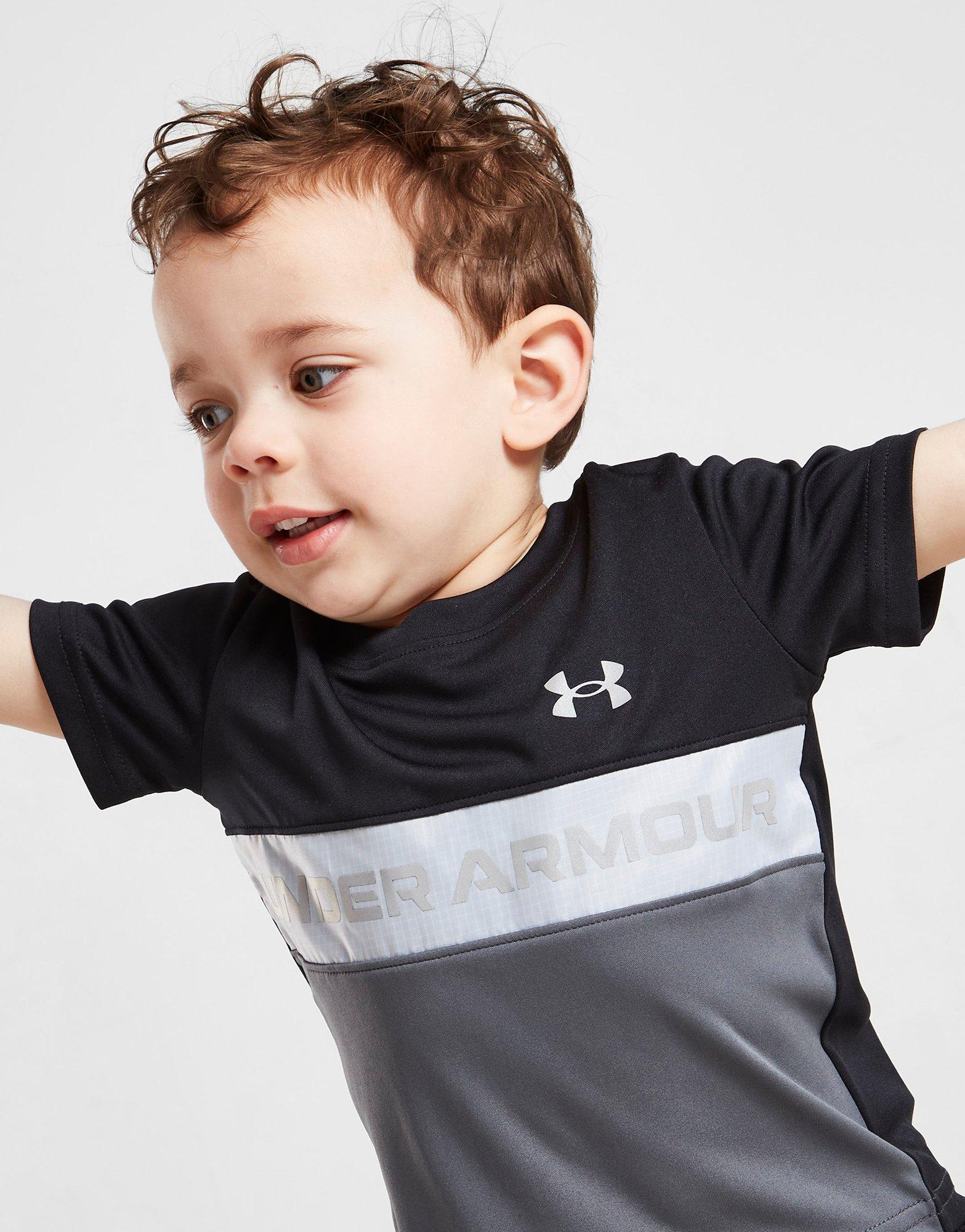 Under Armour UA Armour Fleece Mix T-Shirt/Shorts Set Infant