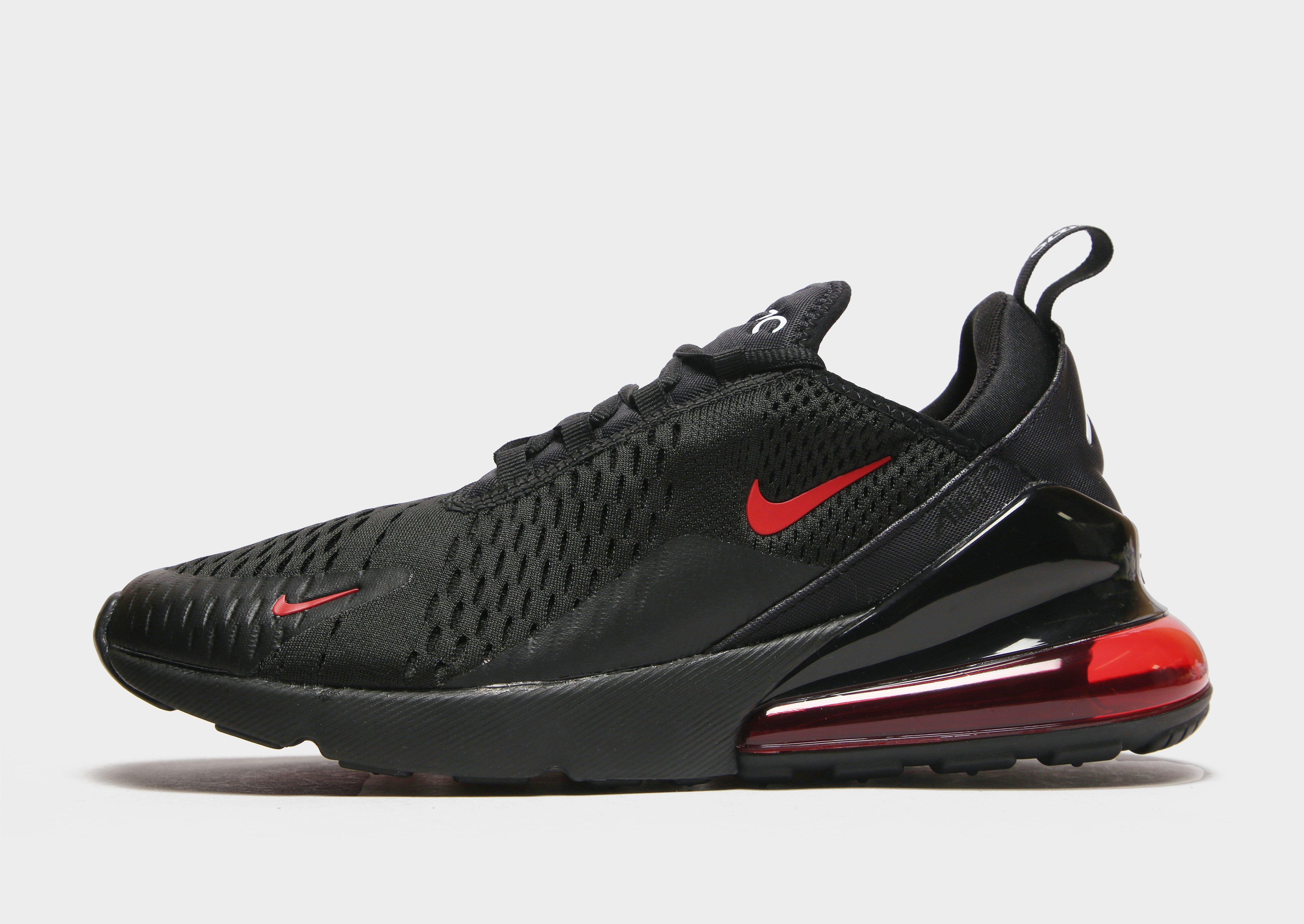 womens air max 270 black and red