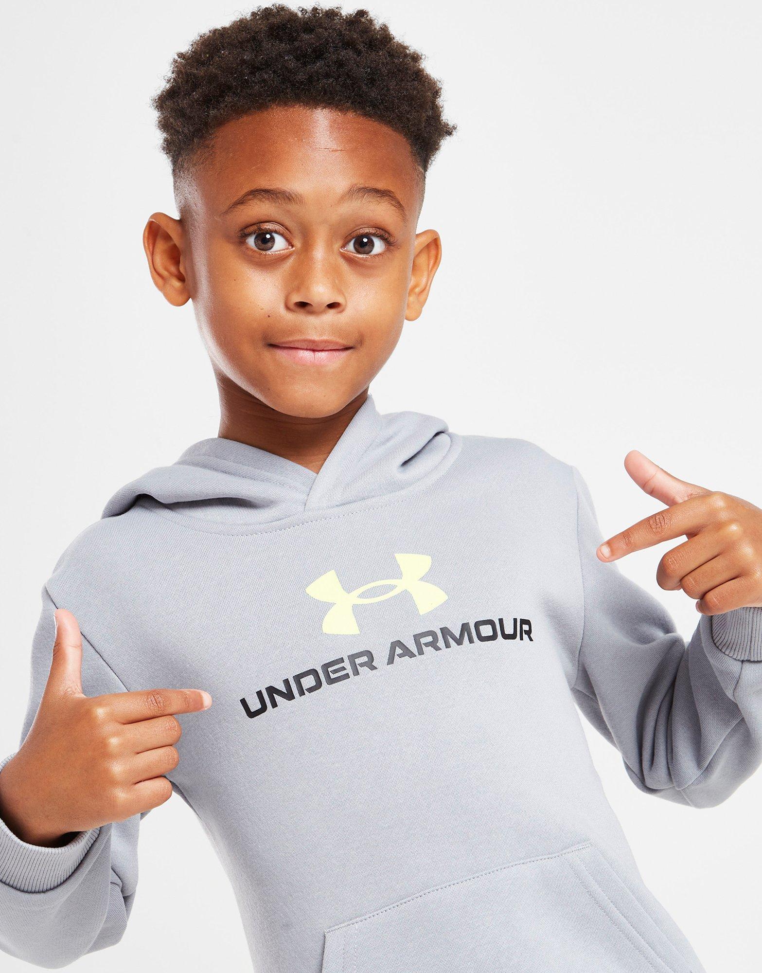 Under Armour Core Logo Overhead Tracksuit Children