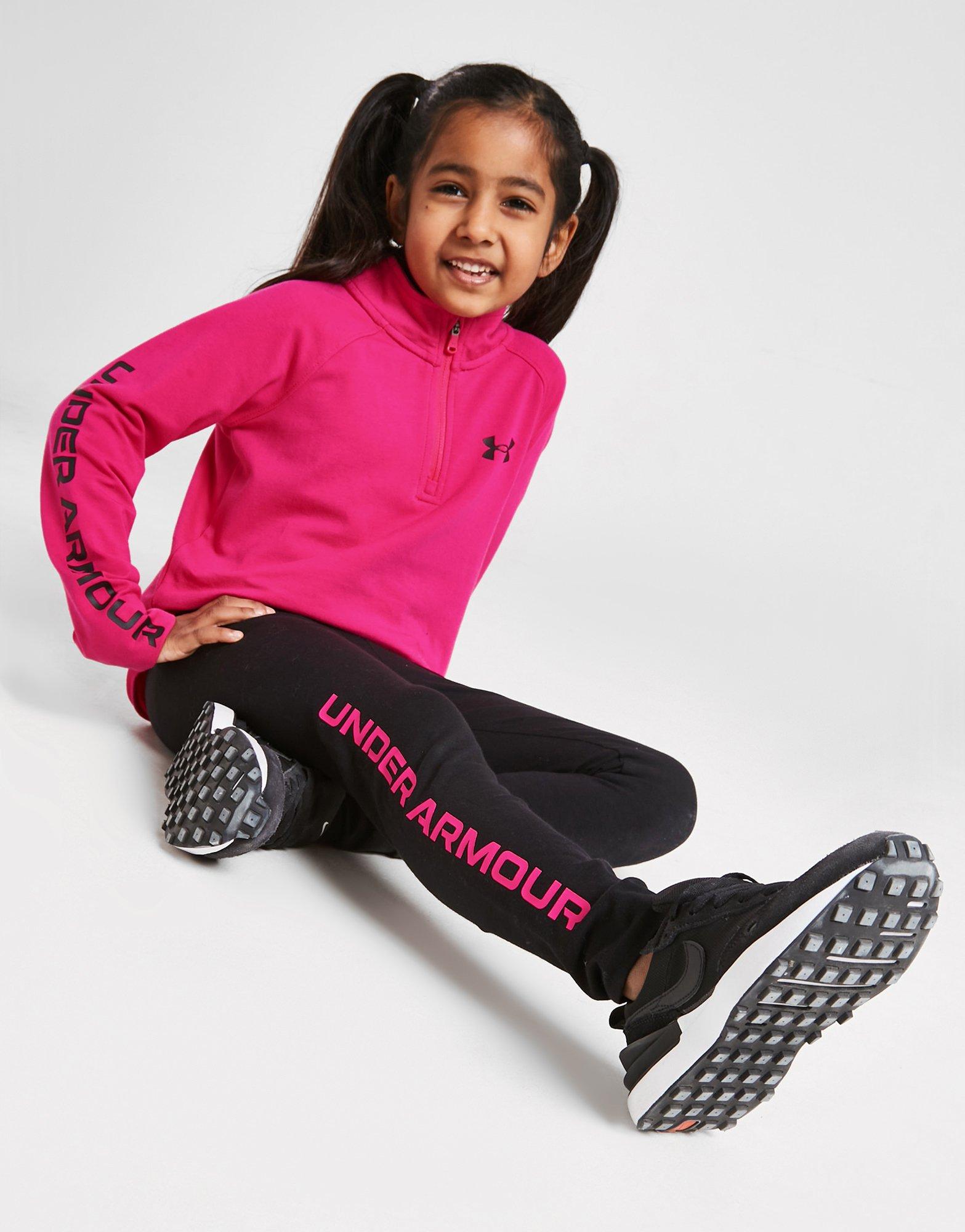 Under Armour Girls' Tech 1/4 Zip/Leggings Set Children
