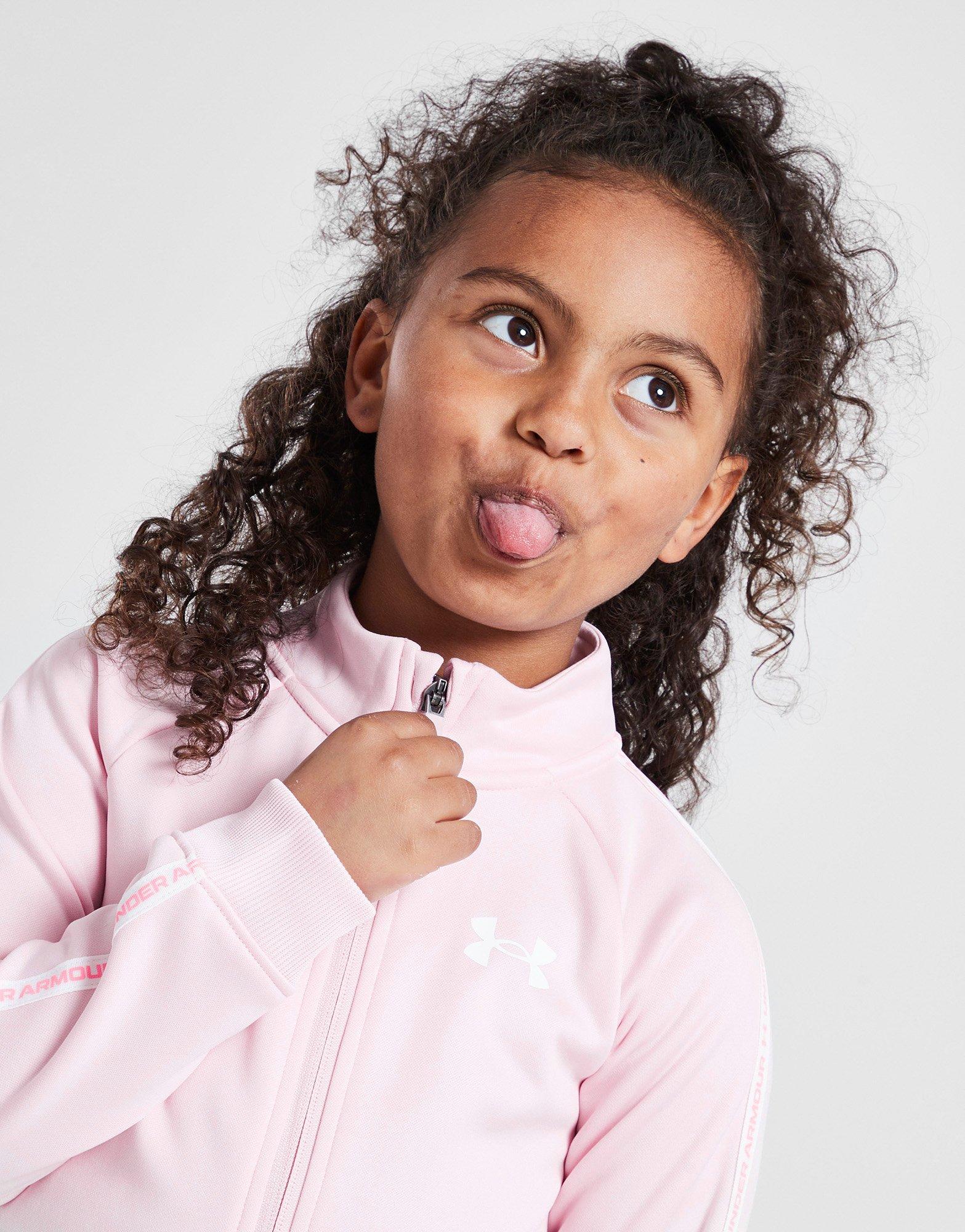 Under Armour Girls' Tape Full Zip Tracksuit Children