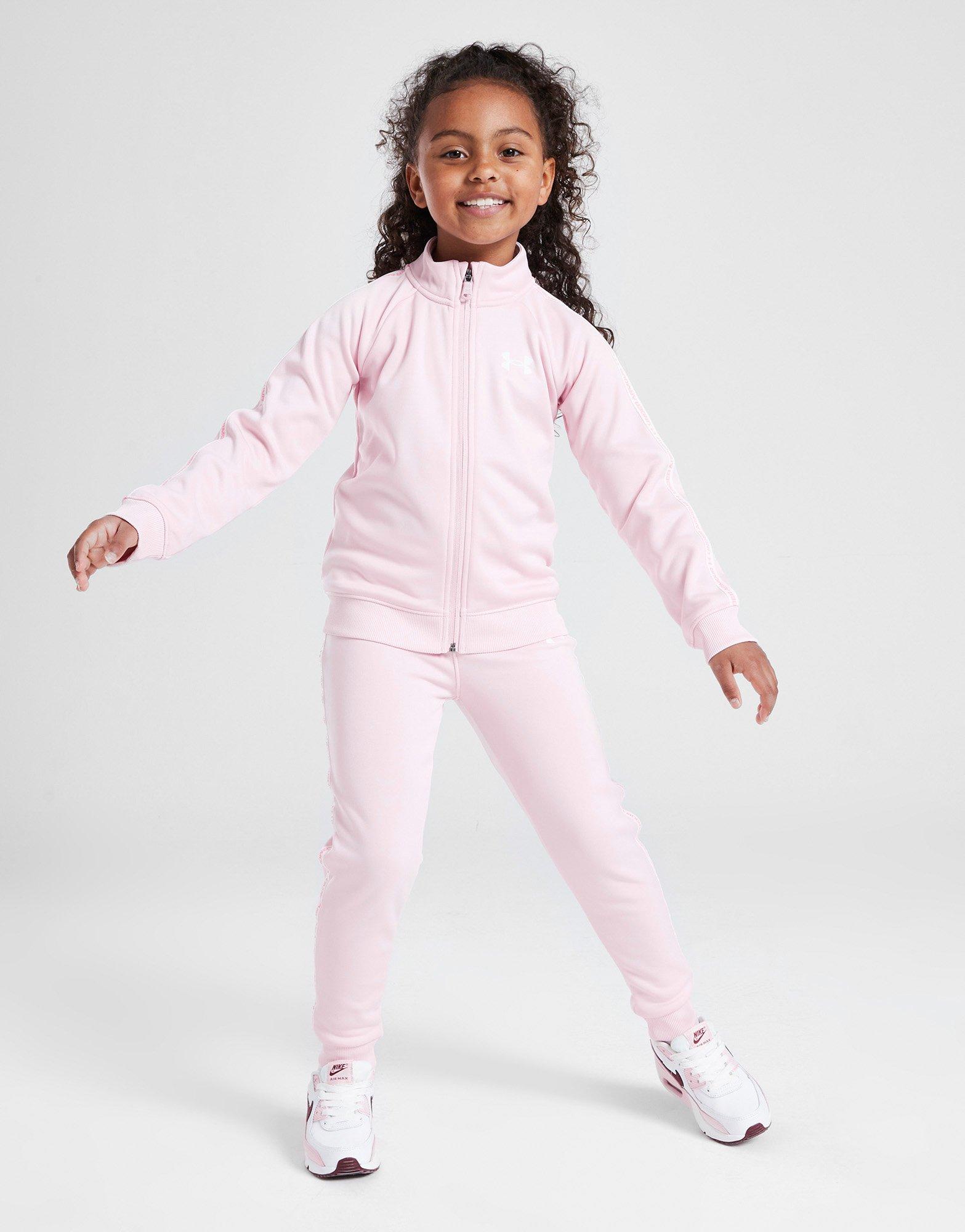 Under Armour Girls' Tape Full Zip Tracksuit Children