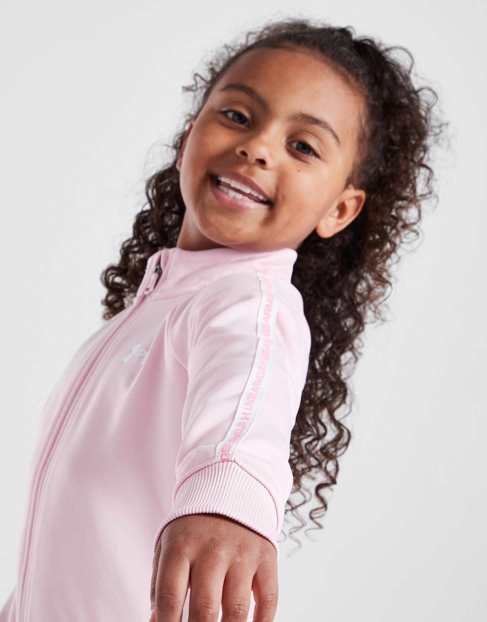 Under Armour Girls' Tape Full Zip Tracksuit Children