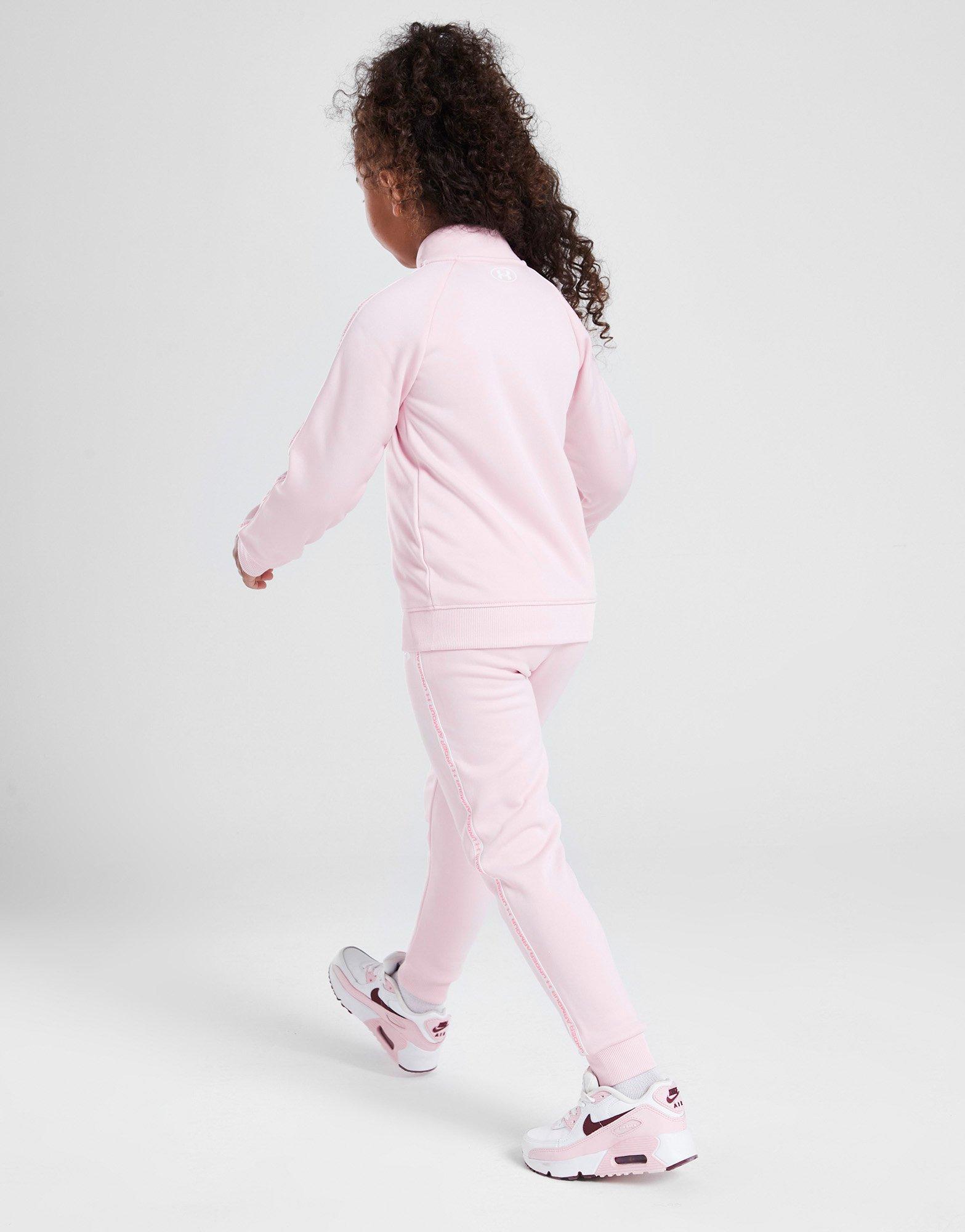 Under Armour Girls' Tape Full Zip Tracksuit Children
