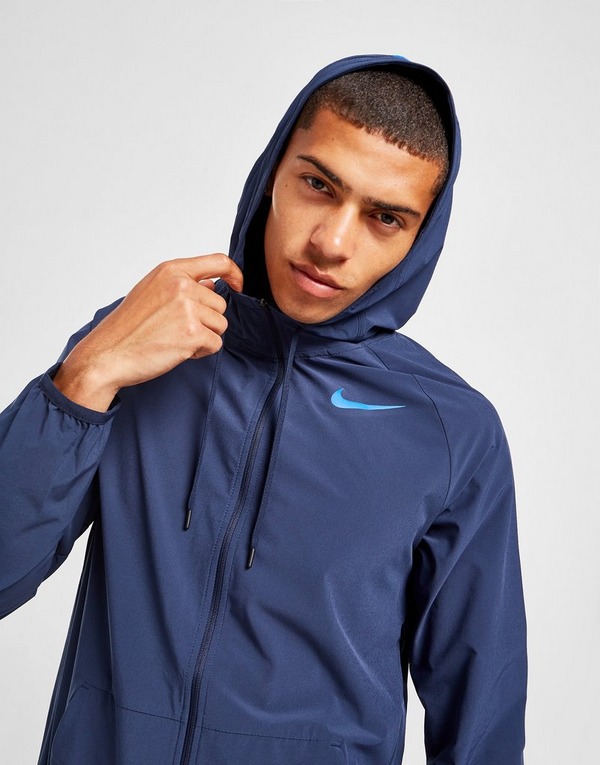 Blue Nike Flex Vent Max Full Zip Hooded Jacket