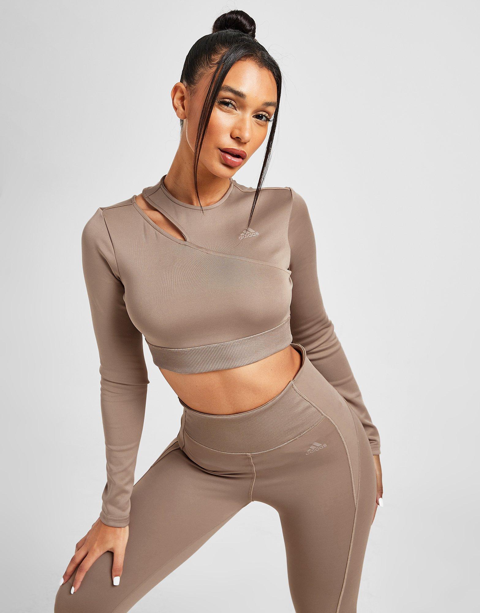 adidas Hyperglam Training Long Sleeve Rib Top