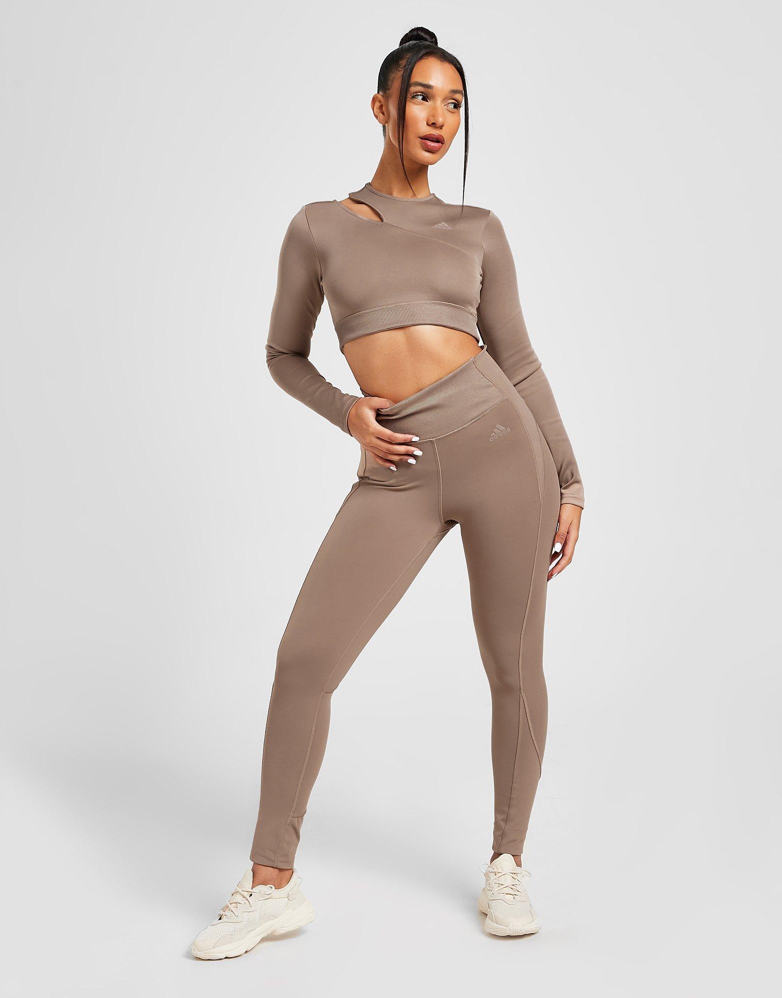adidas Hyperglam Training Long Sleeve Rib Top
