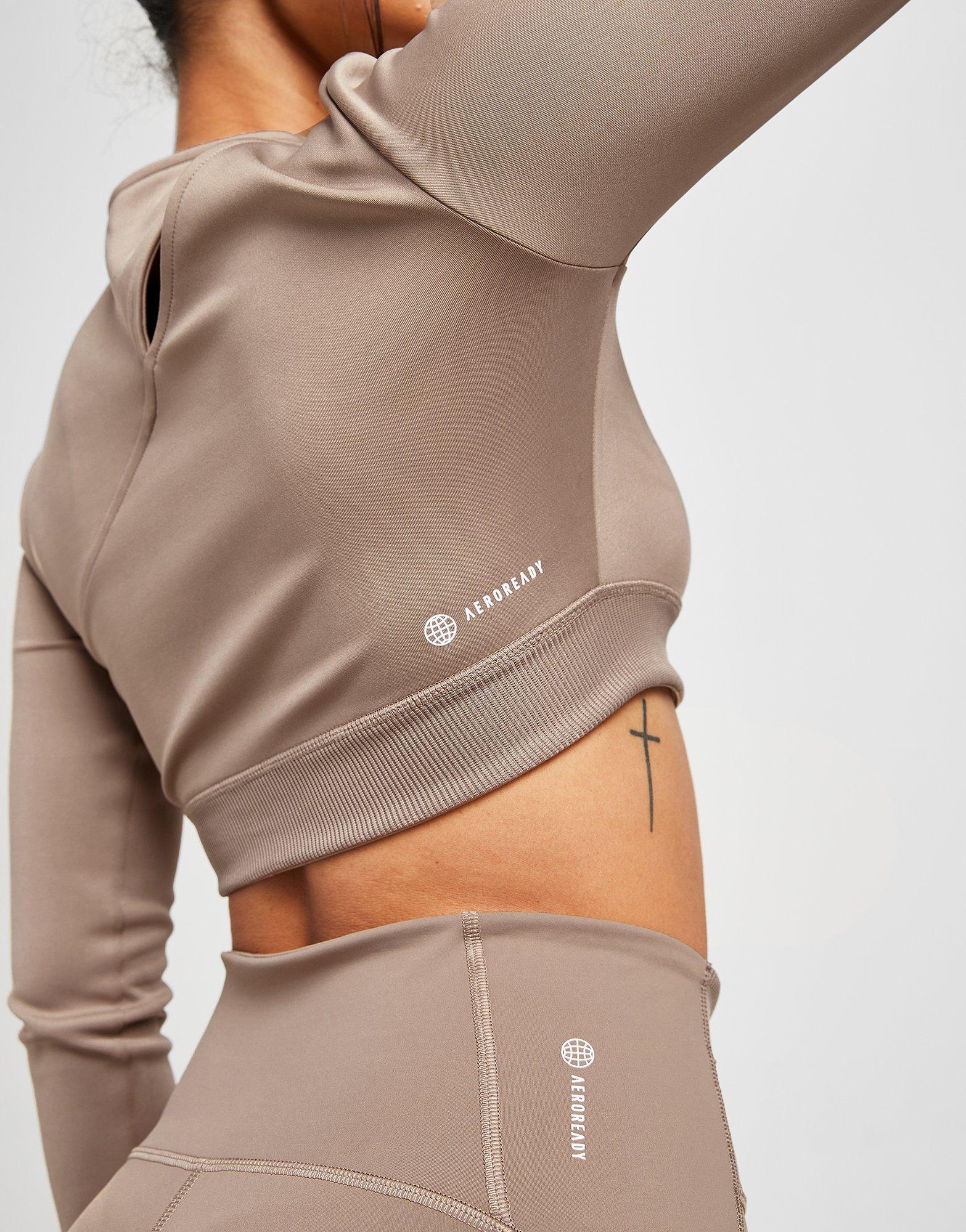 adidas Hyperglam Training Long Sleeve Rib Top