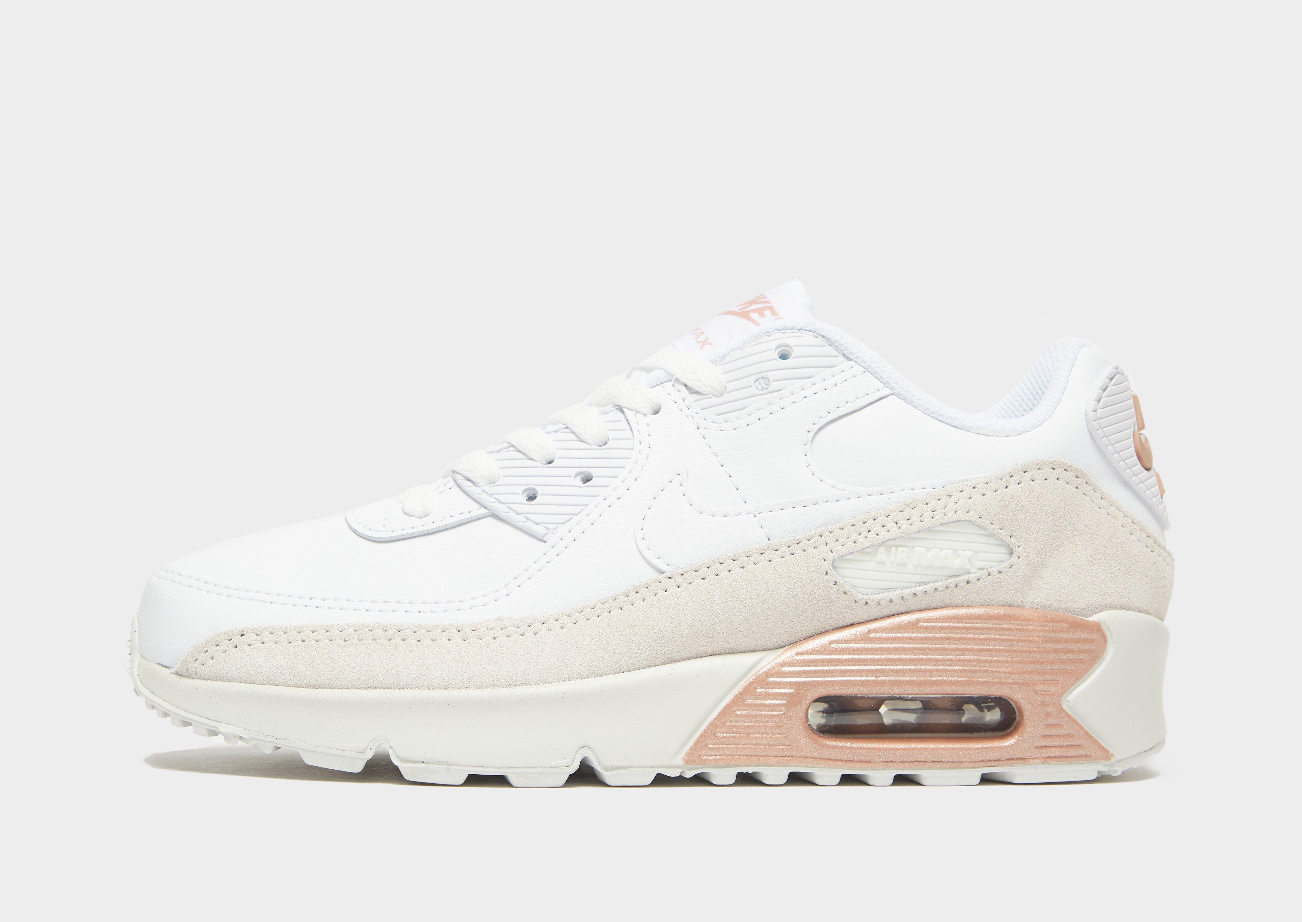 air max 90 white leather junior
