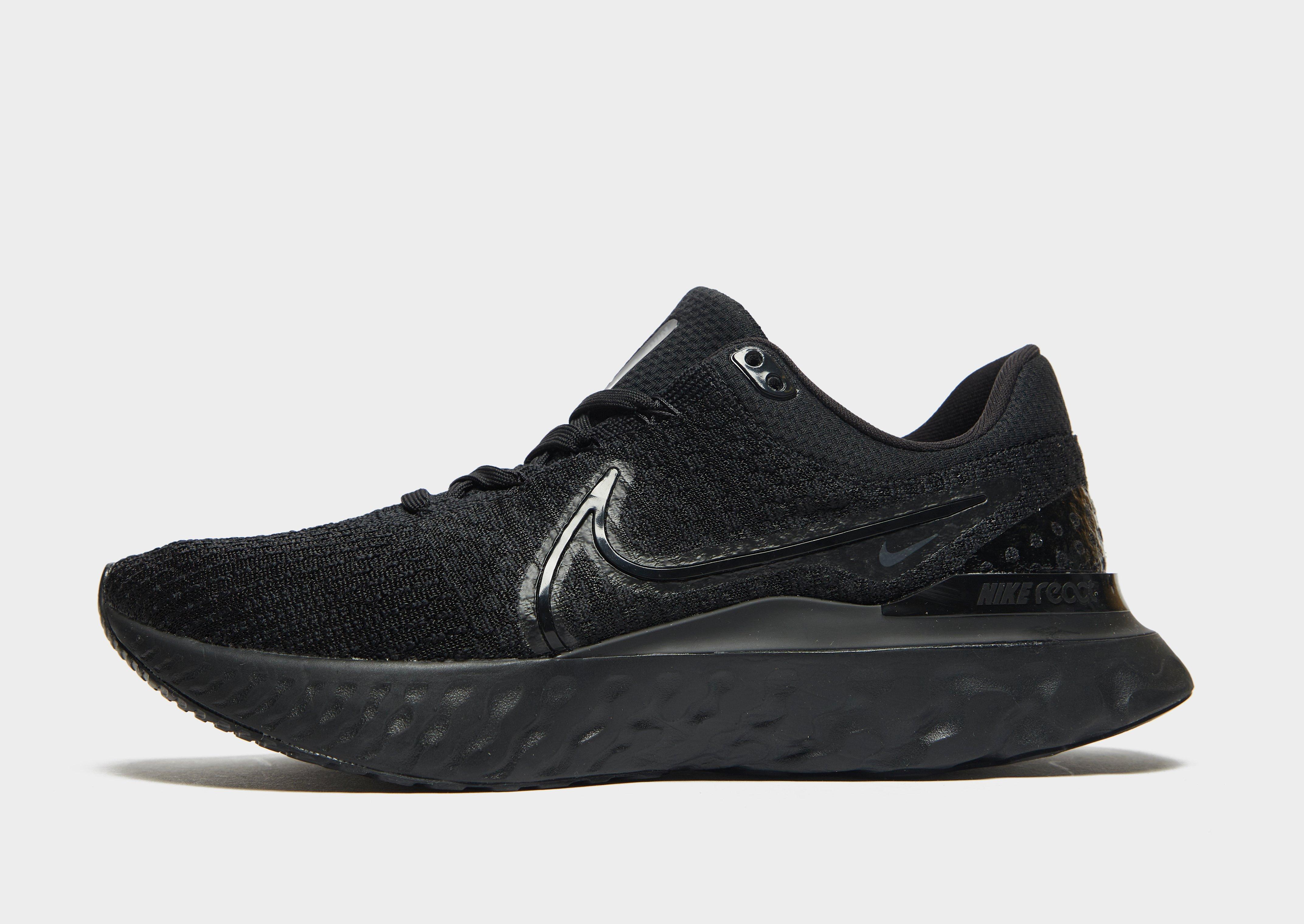 nike infinity run triple black