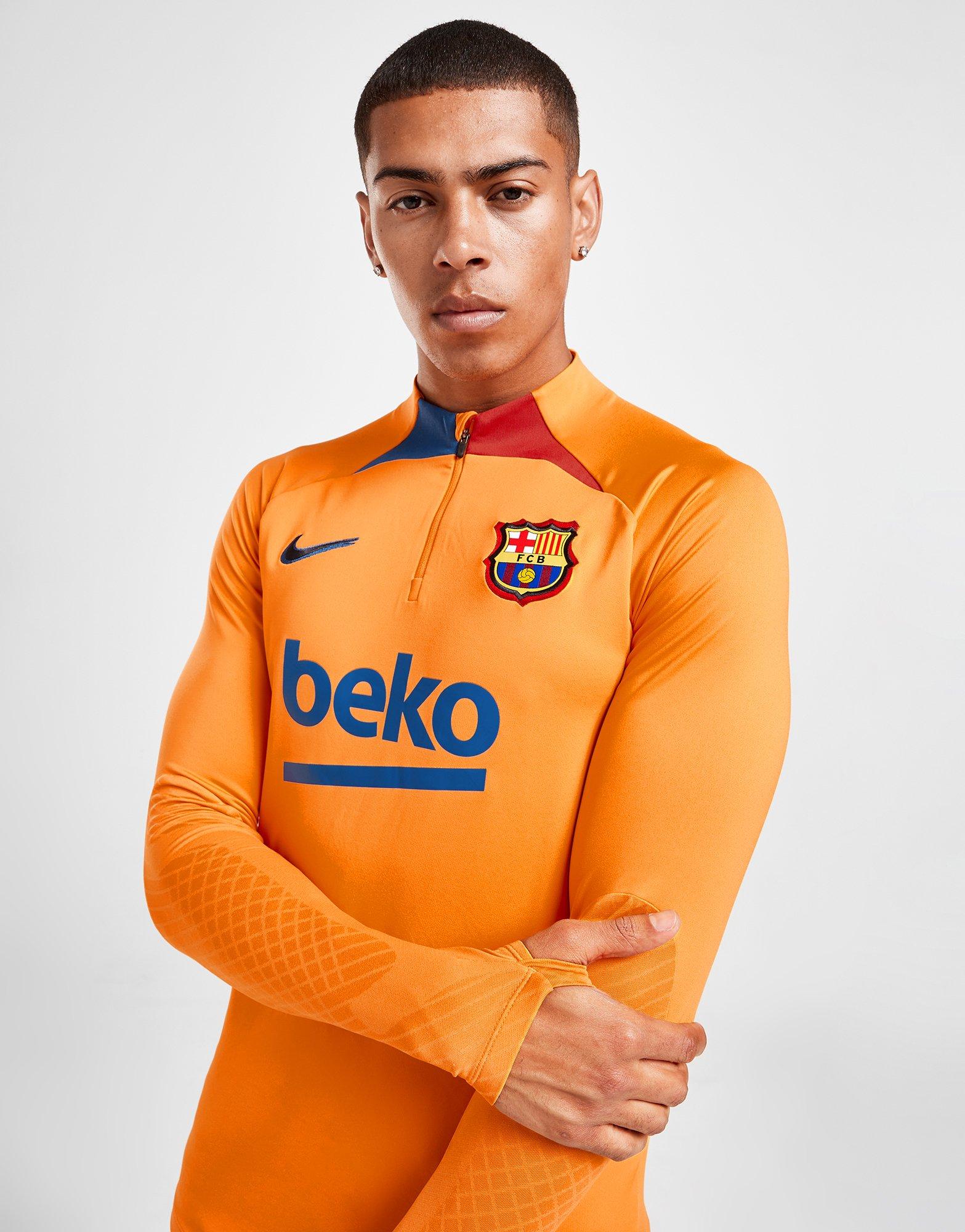 Blue Nike FC Barcelona Strike Drill Top - JD Sports Ireland