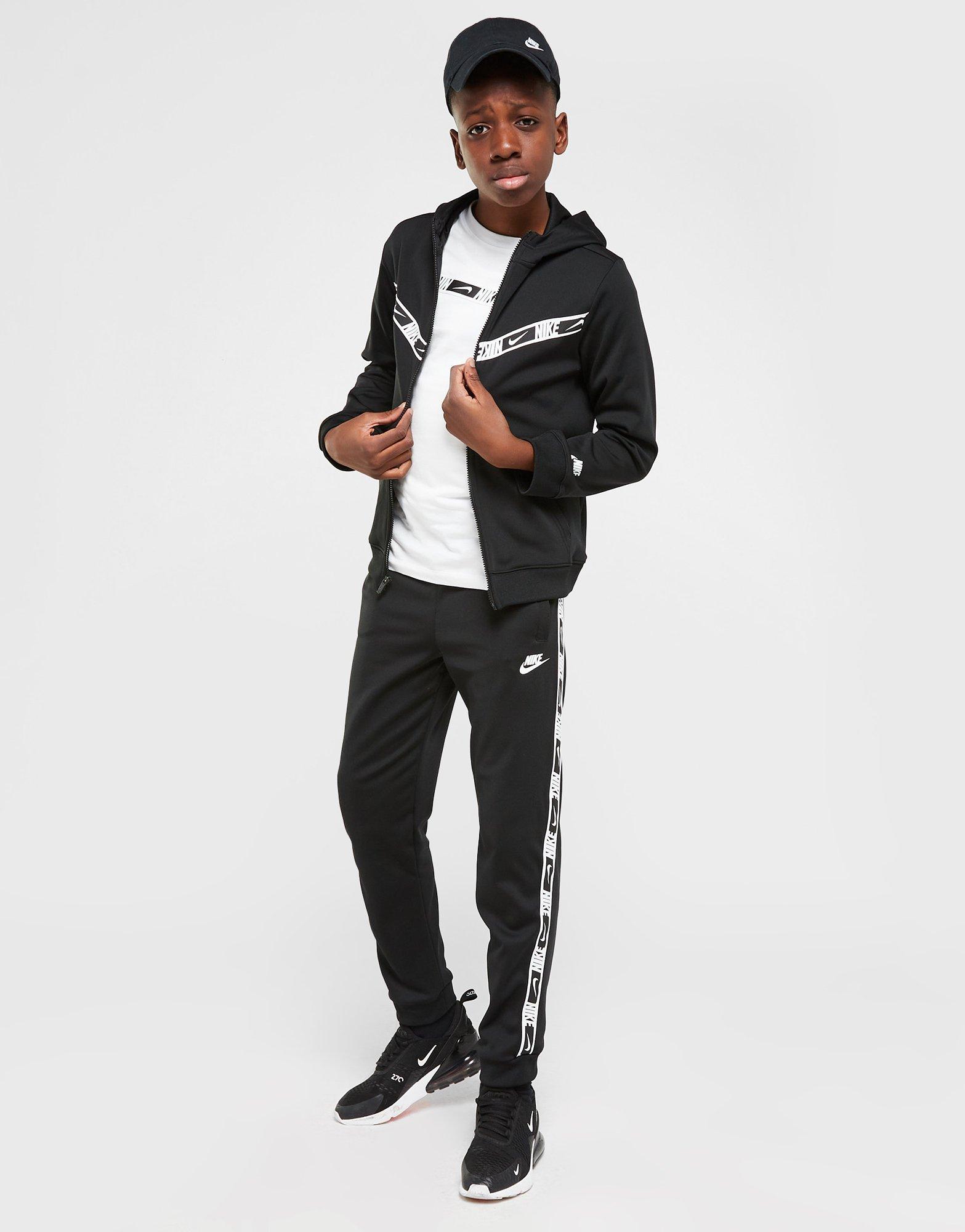 Nike Repeat Tape Full Zip Hoodie Junior